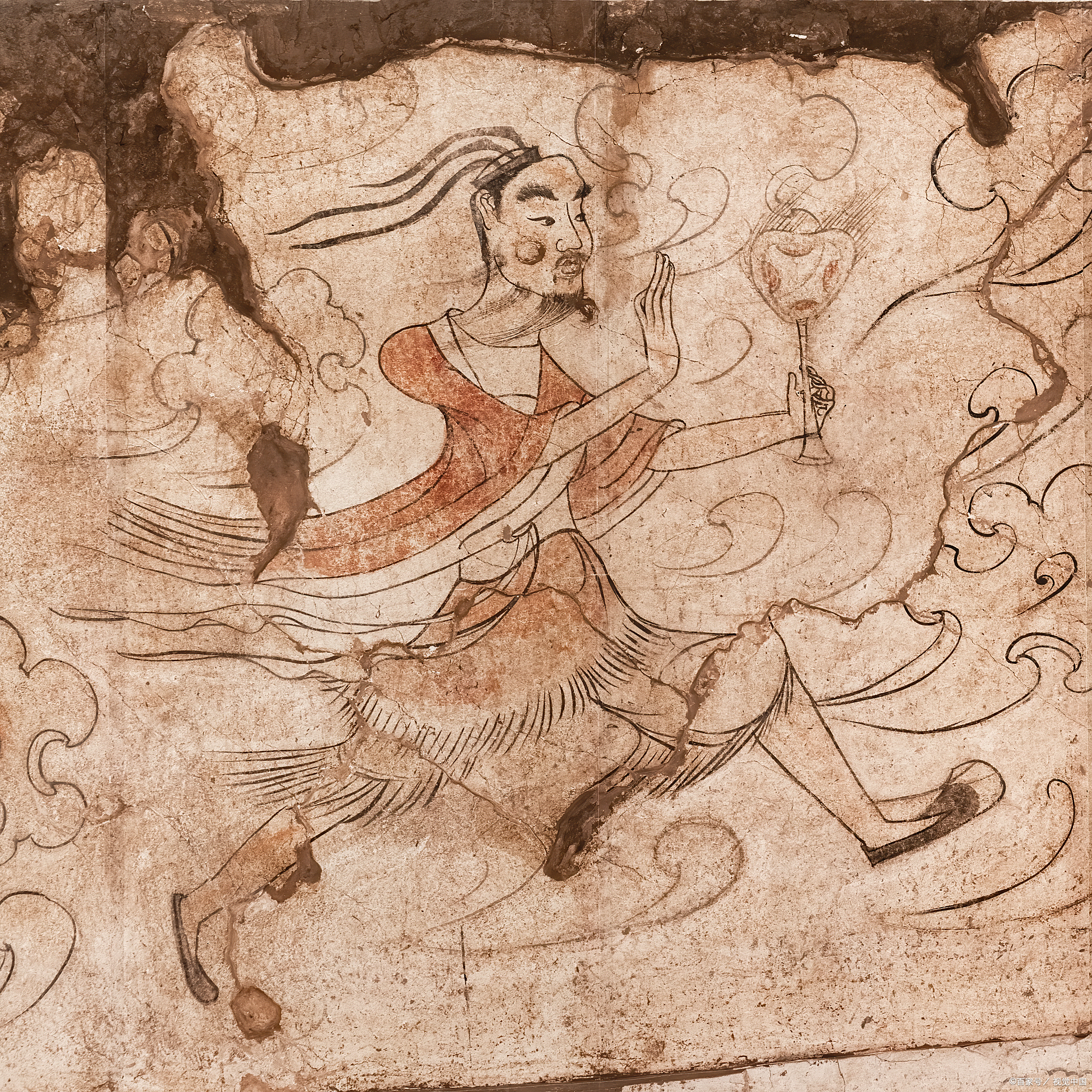 人物形象魏晋风流褐衣麻布古人图片红豆杉历史长画卷图片羯鼓壁画尚书