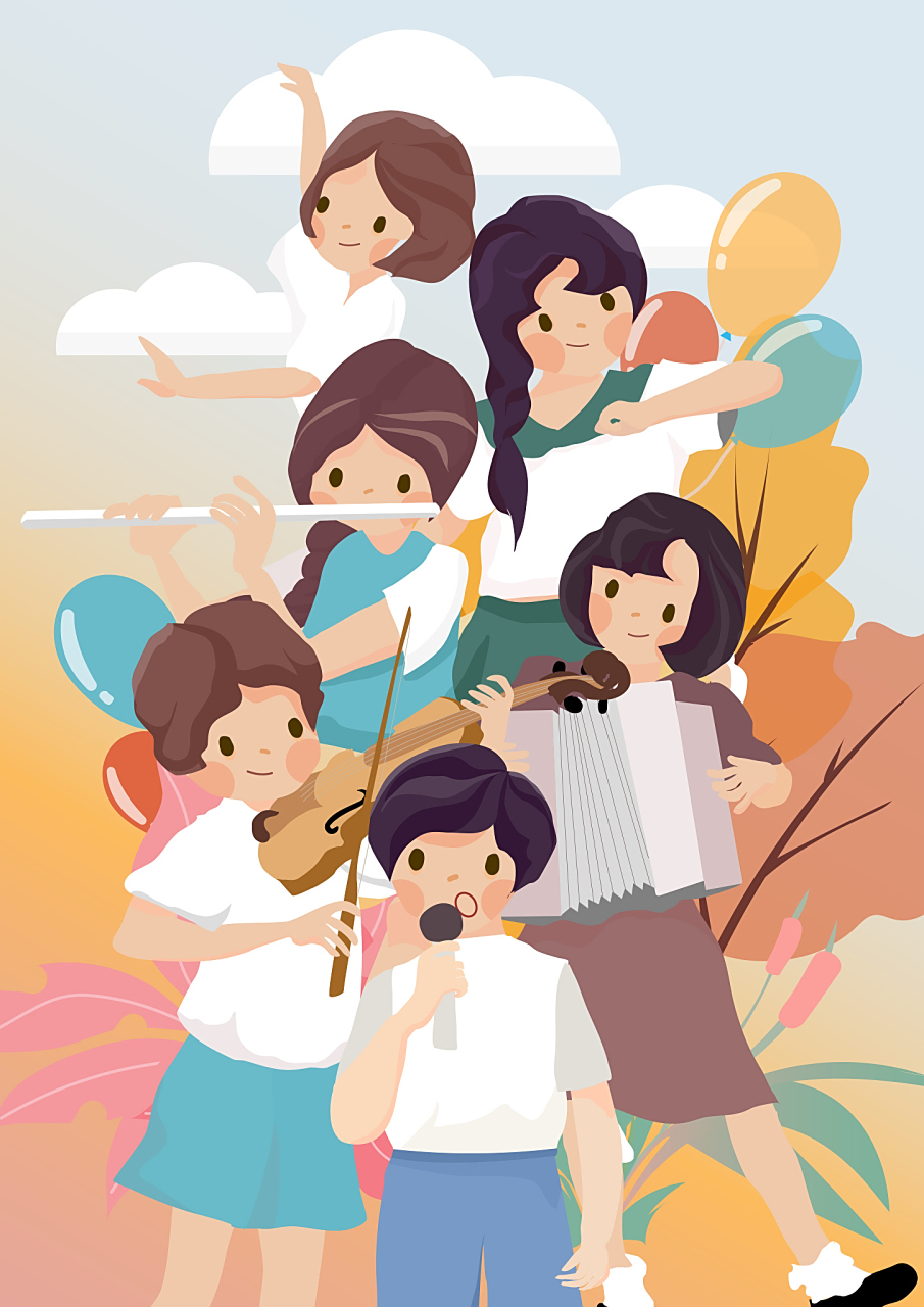 学校文艺活动的走向趋势逐渐固定,节目类型也趋于固定,一般以歌唱