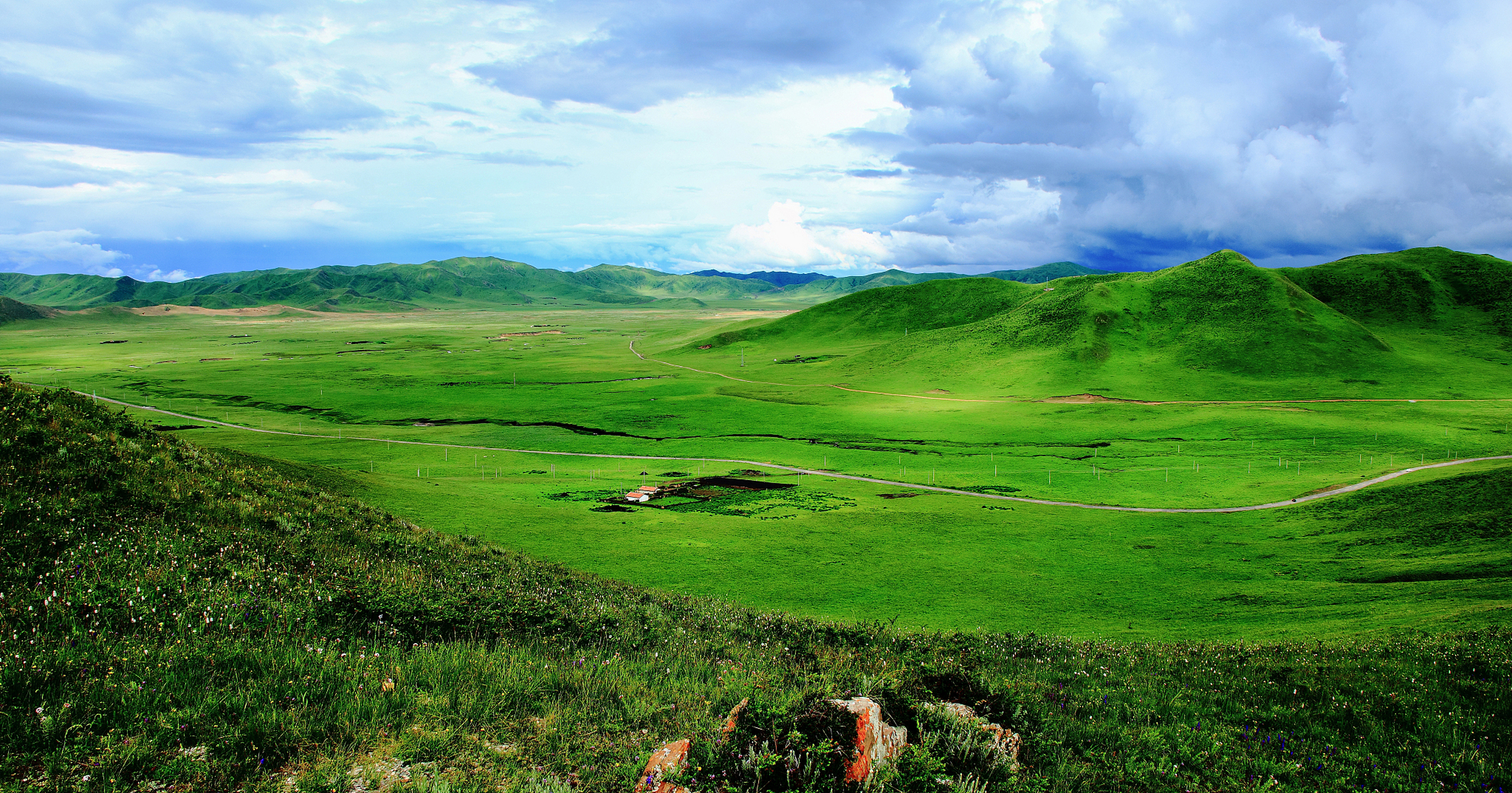 与美景零距离接触92  99景点推荐:  11566托乎拉苏大草原90