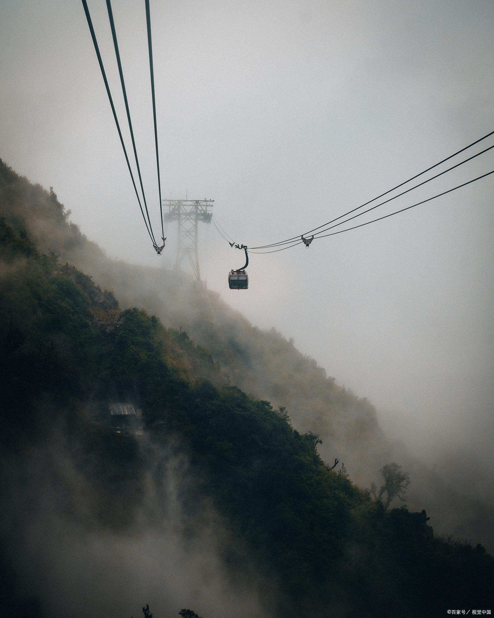 在上饶葛仙山索道体验超刺激,高空俯瞰群山起伏,视野无敌!