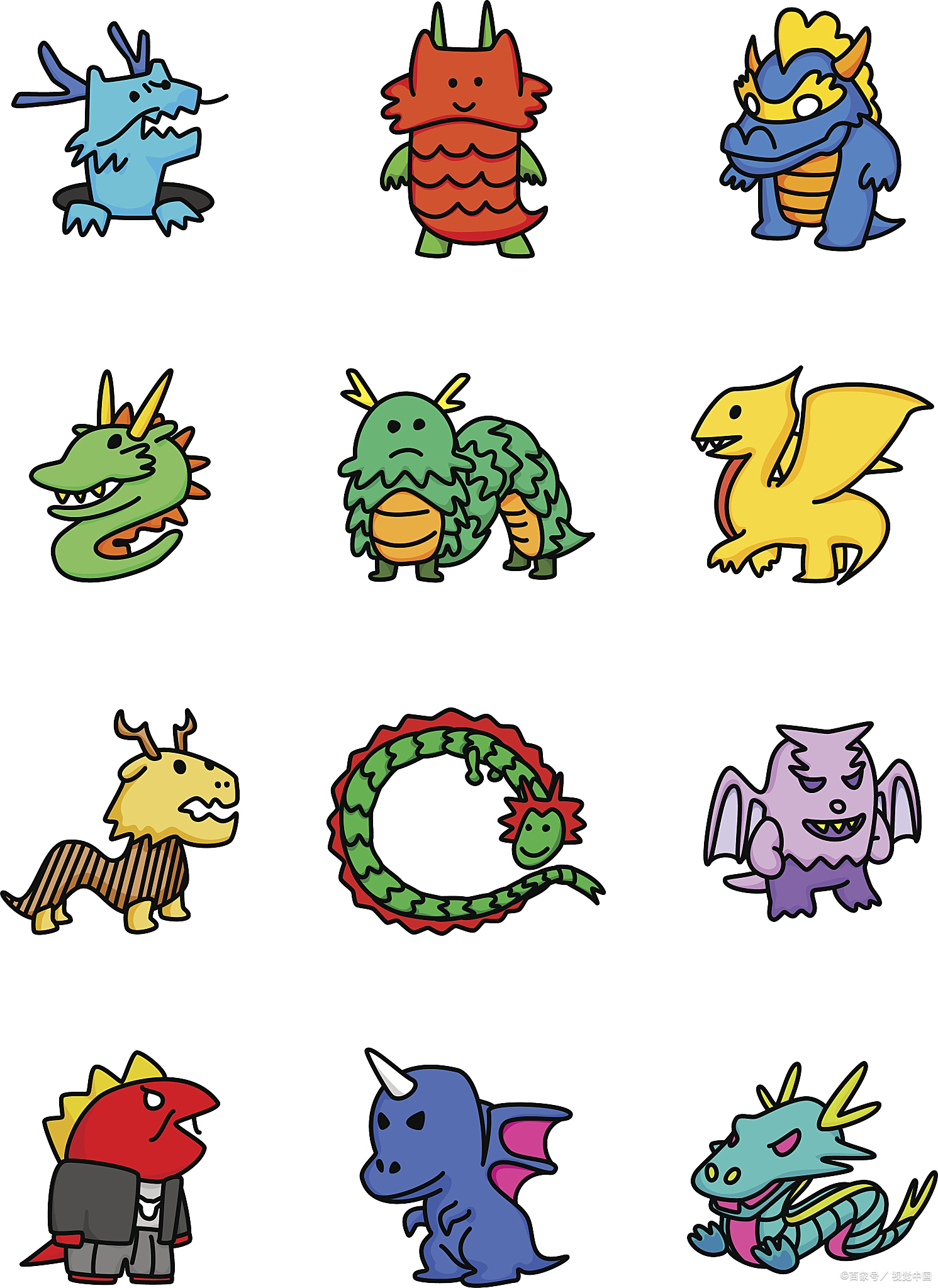 2024小龙怎么画简单又可爱!