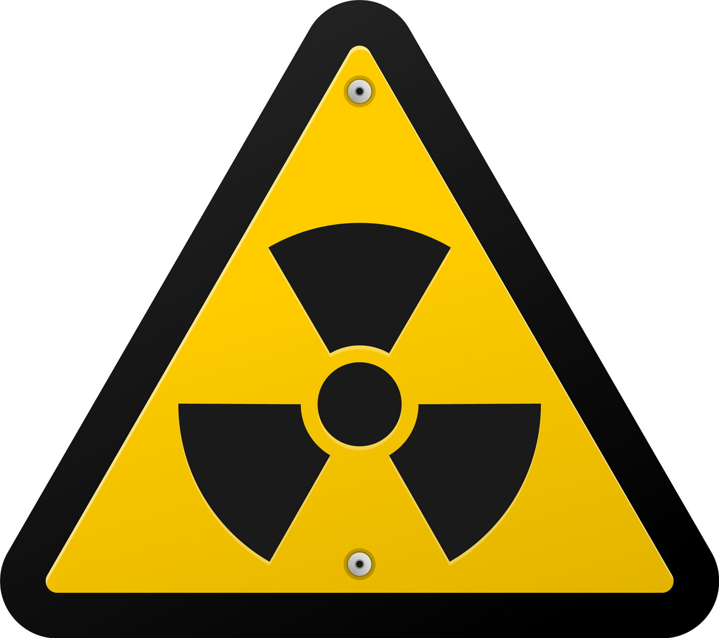 核辐射标志地区图片
