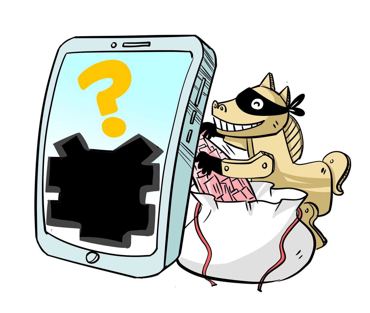 超1400万部手机被木马病毒控制.