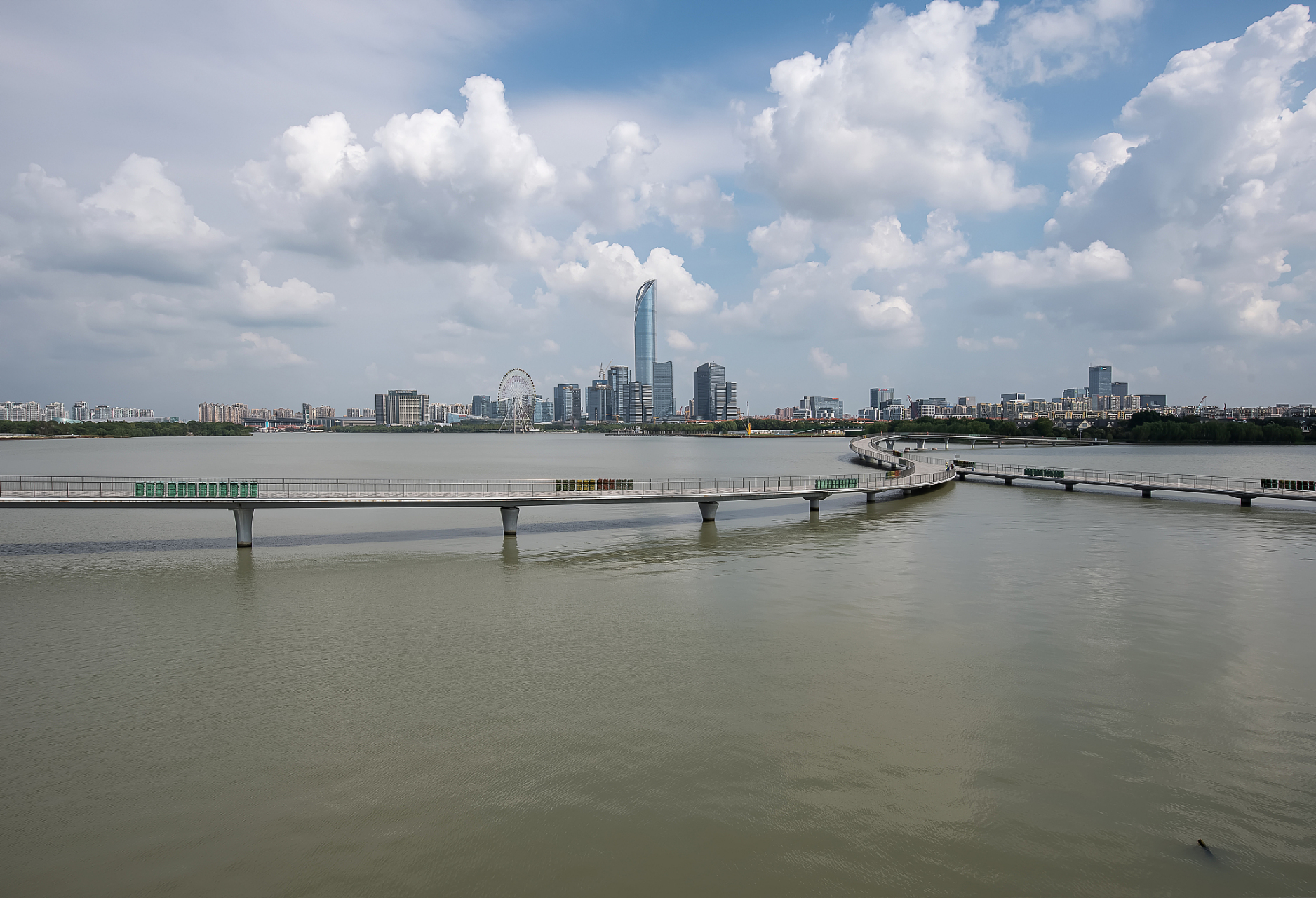 清明踏春寻花,武汉武昌江滩风光无限,湖北大学樱花大道浪漫满溢,二