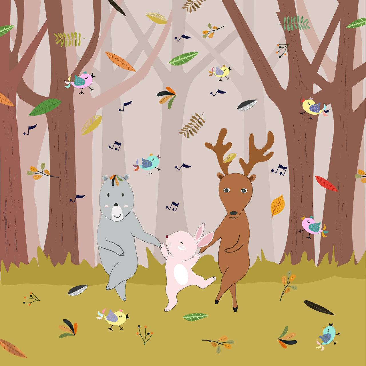 小花鹿开了家袜子商店,专门卖各种各样的袜子.