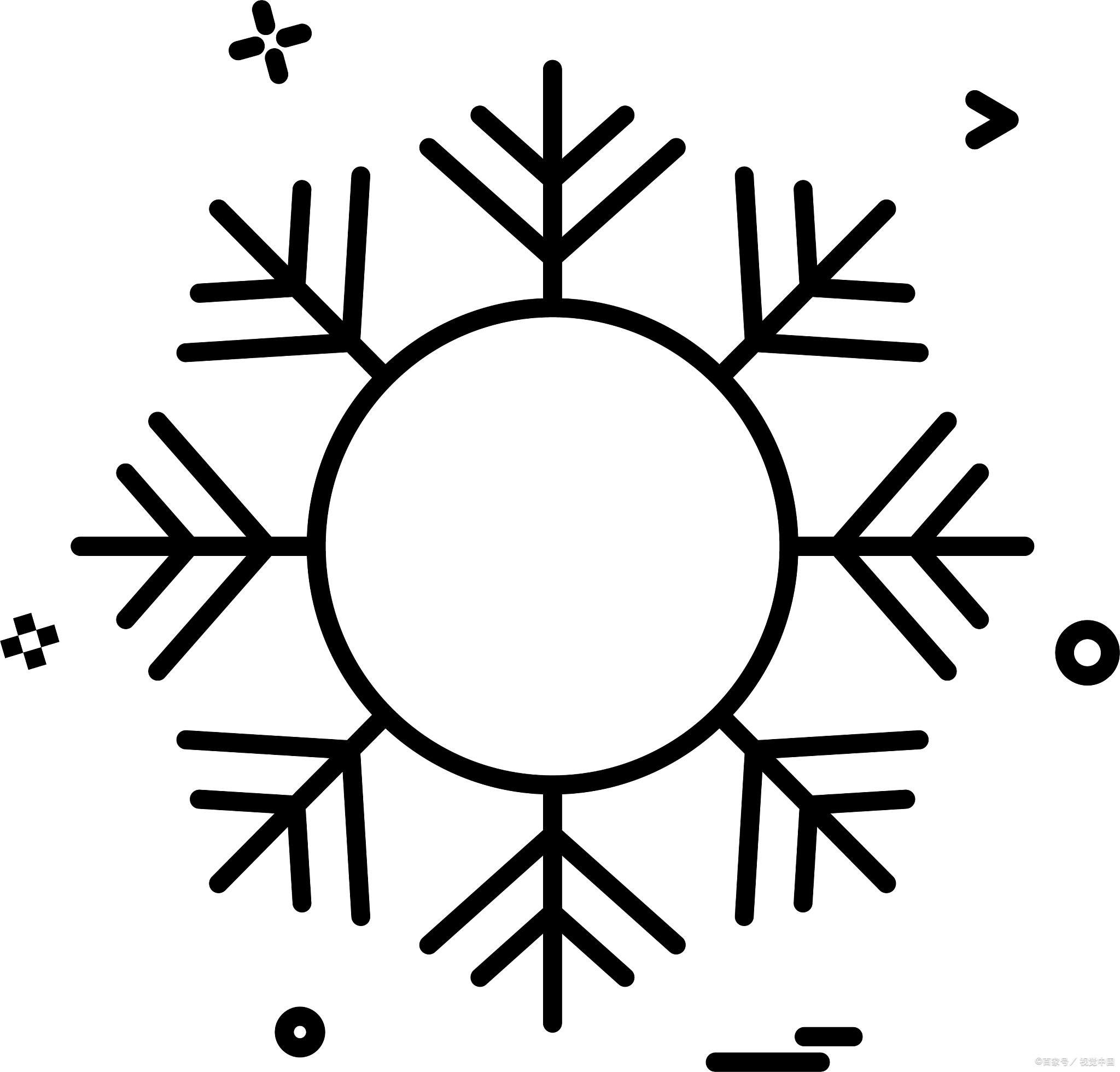 想要轻松学会画雪花简笔画吗?