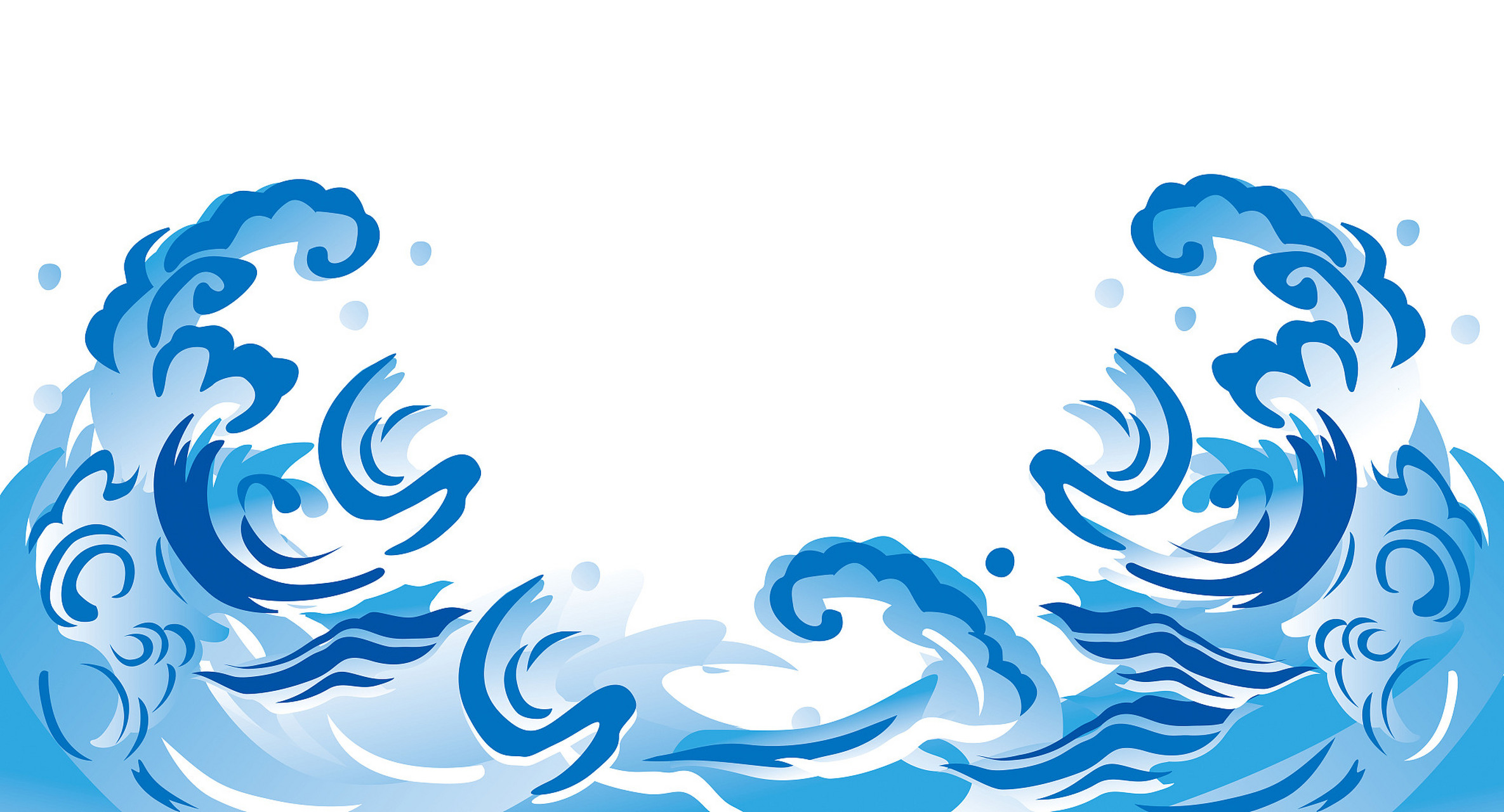 他们来到了海边,看到了汹涌的大浪.