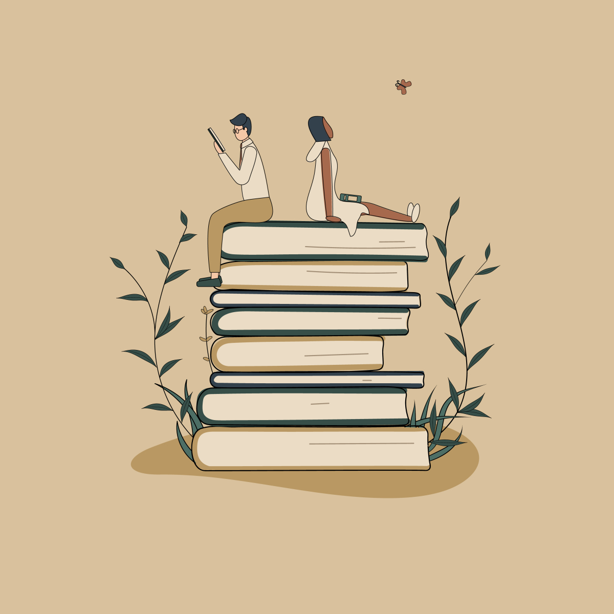 幸好我们还有书籍, 不知道怎样应对外部世界的时候,灵魂迷失了前行