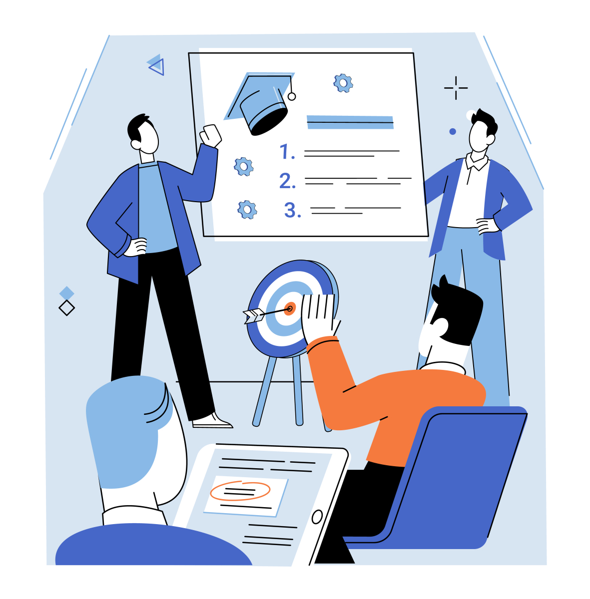 卡通汇报工作漫画向领导汇报工作汇报 卡通汇报工作卡通工作分析 卡通