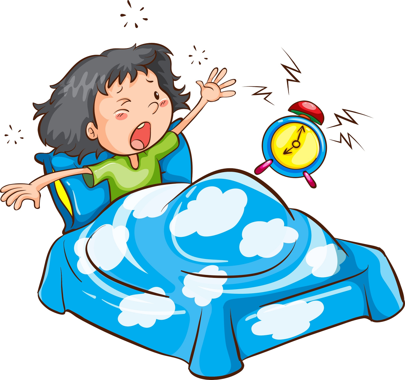 4,七点起床,上班族.