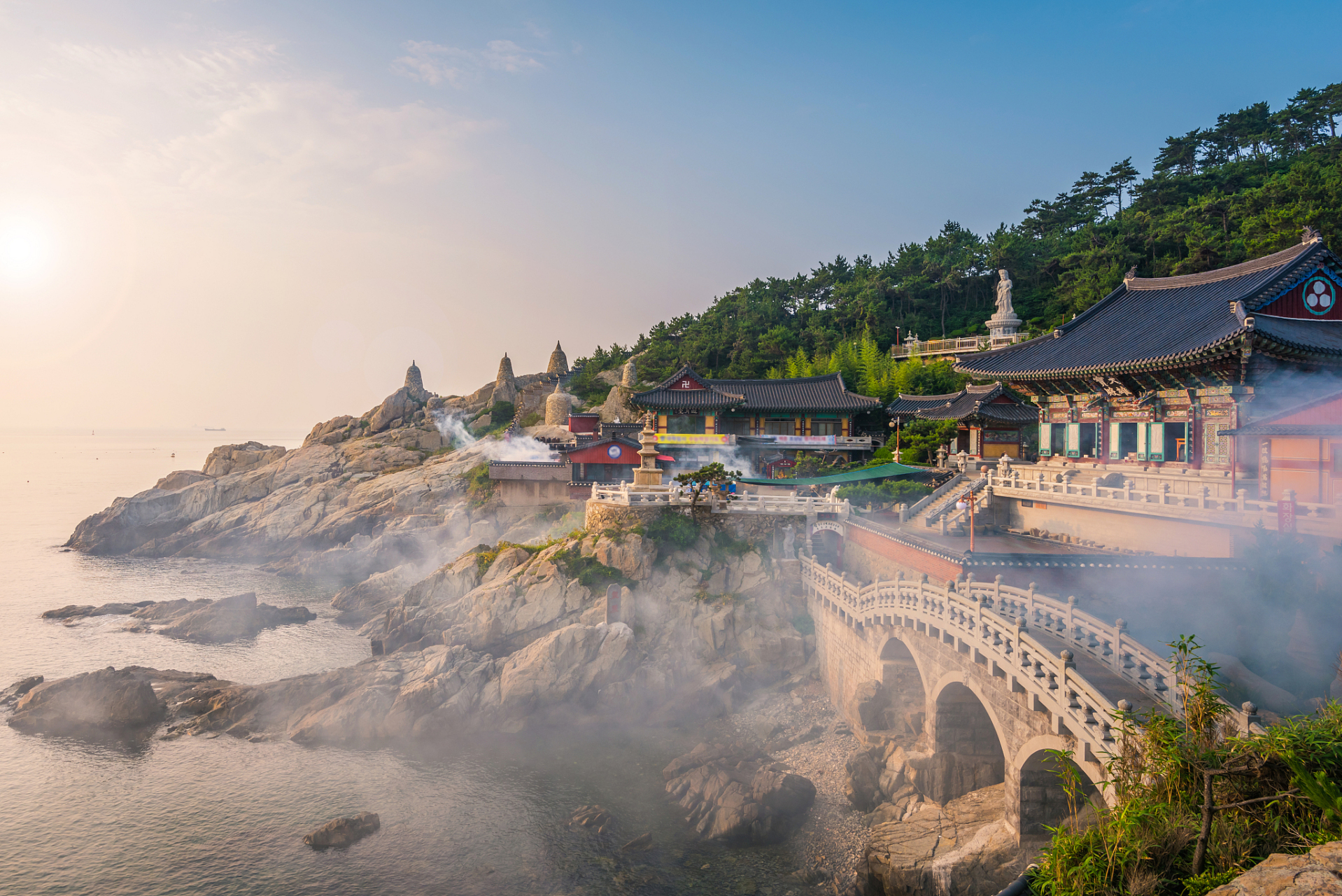 普陀山洛迦山全景图片