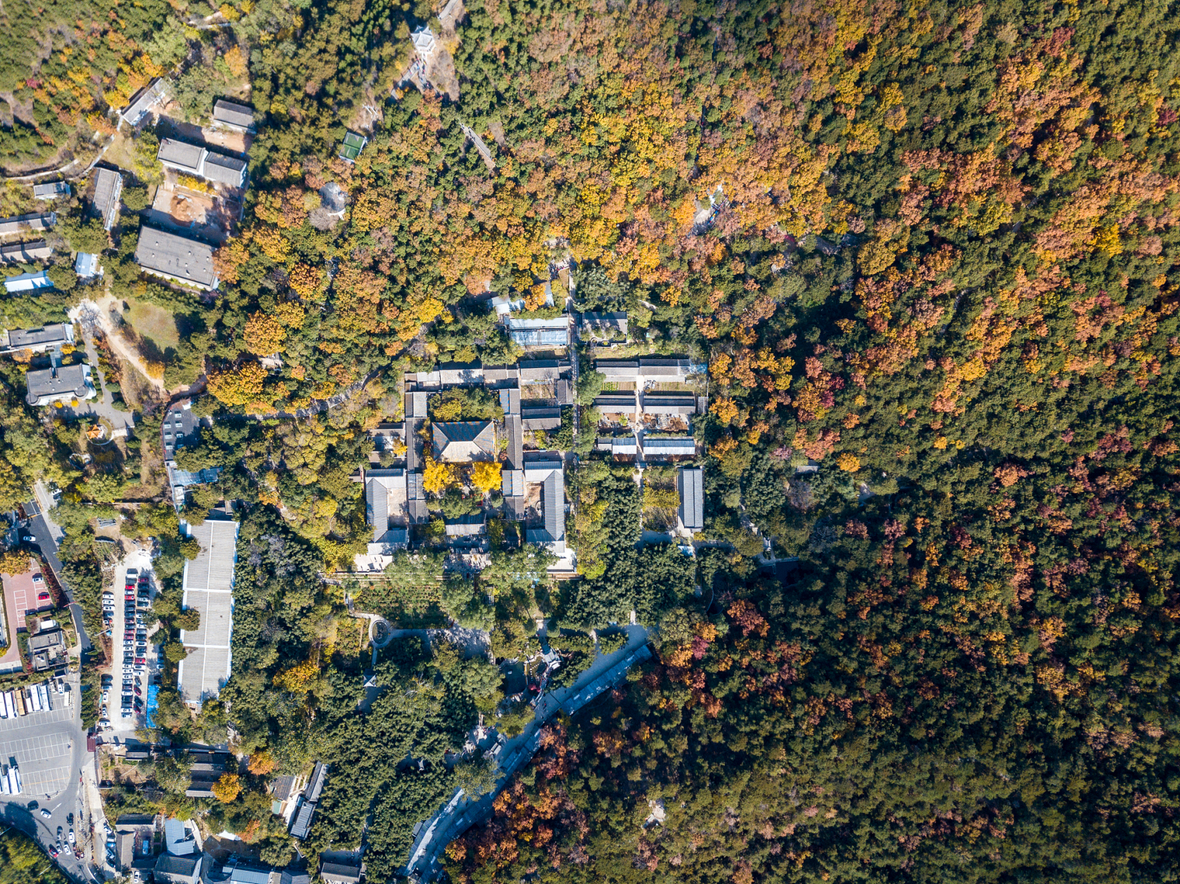 红螺山图片