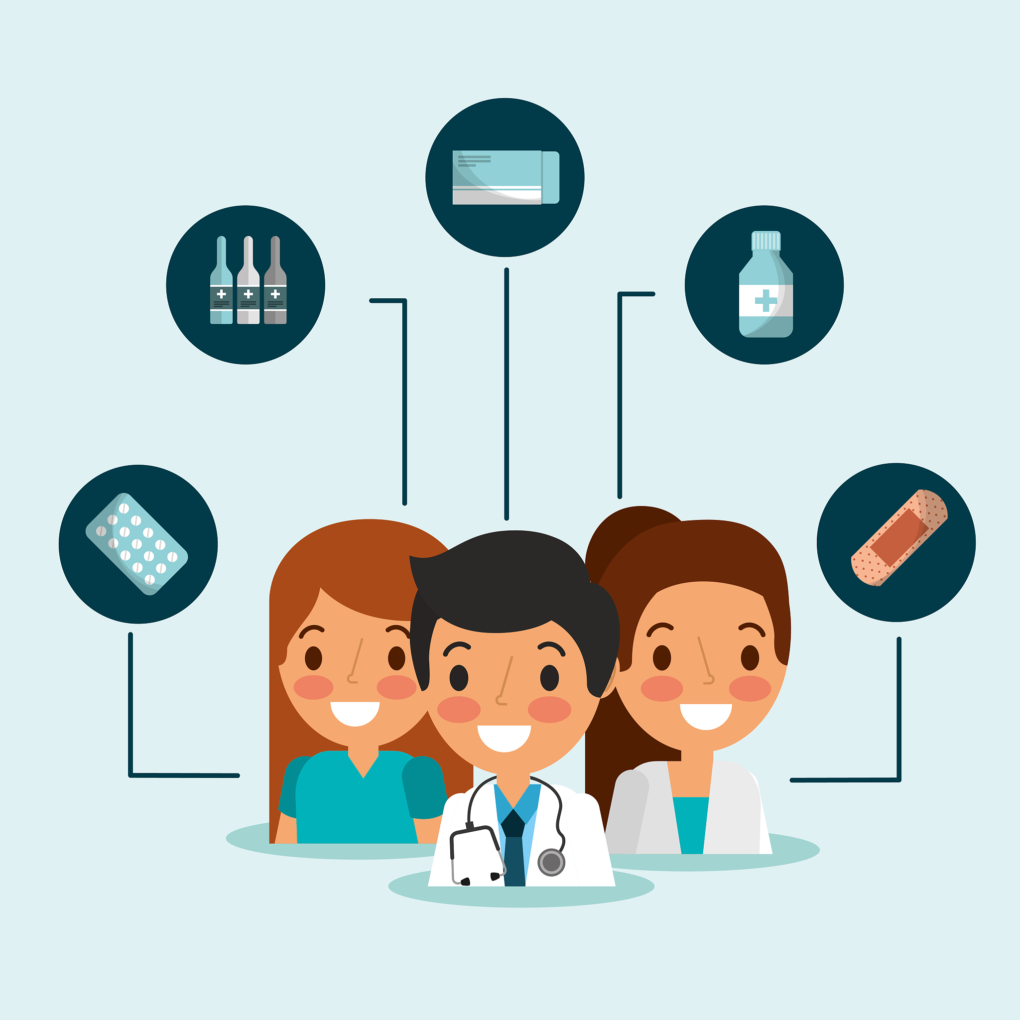 综医院里的分工与社会关系医际关系 小图标医际关系从根源上解决 漫画