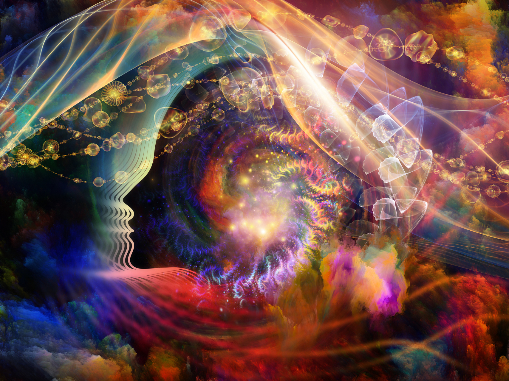 "上帝指纹"又被称作"曼德勃罗集",它是一个迭代公式,属于数学领域的