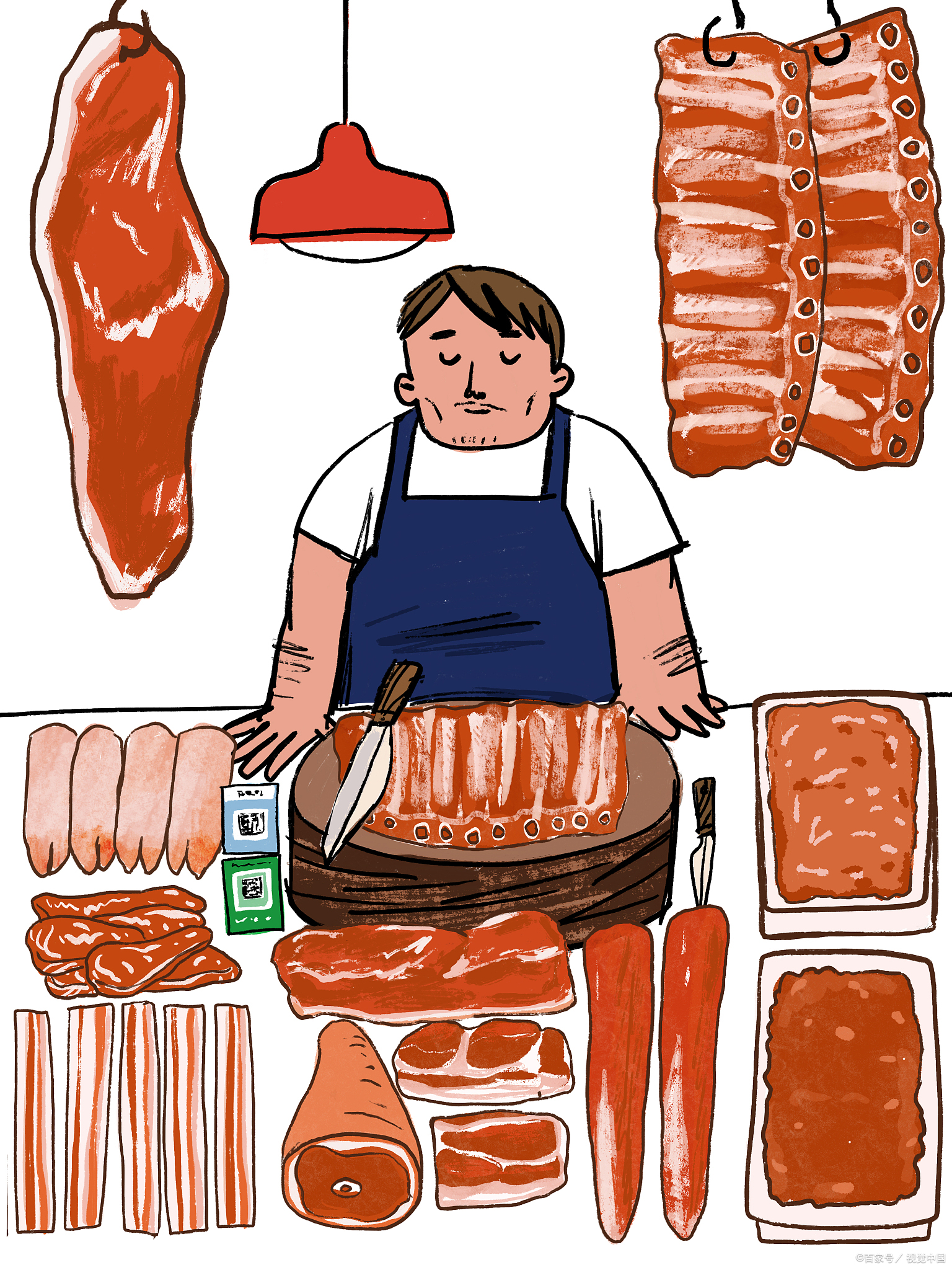 《隋唐演义》中描述陈咬金未发迹之前,靠着摆摊卖竹耙为生,在摆摊