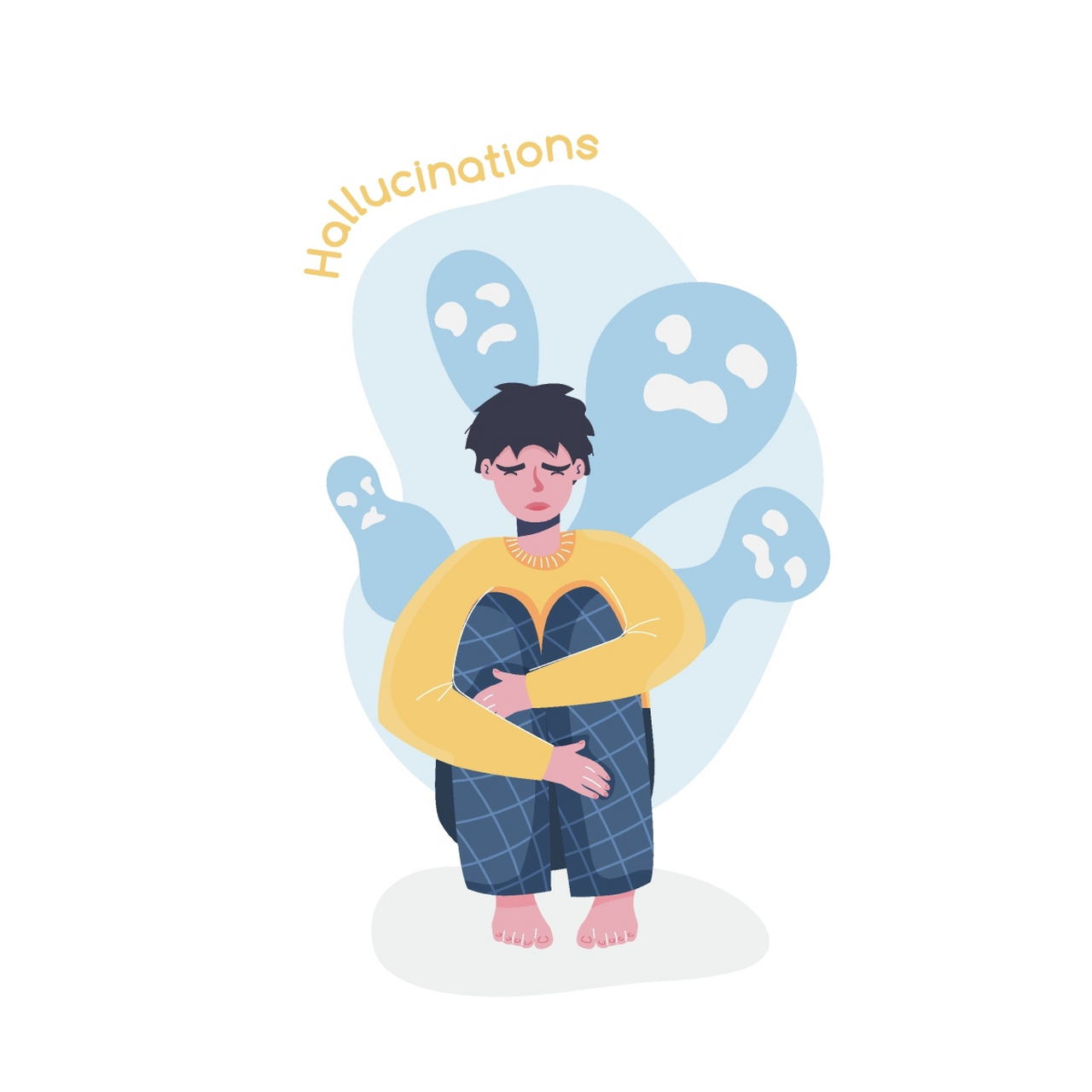 幻觉是一种常见的精神病性症状,主要包括幻听,幻视,幻嗅,幻触等