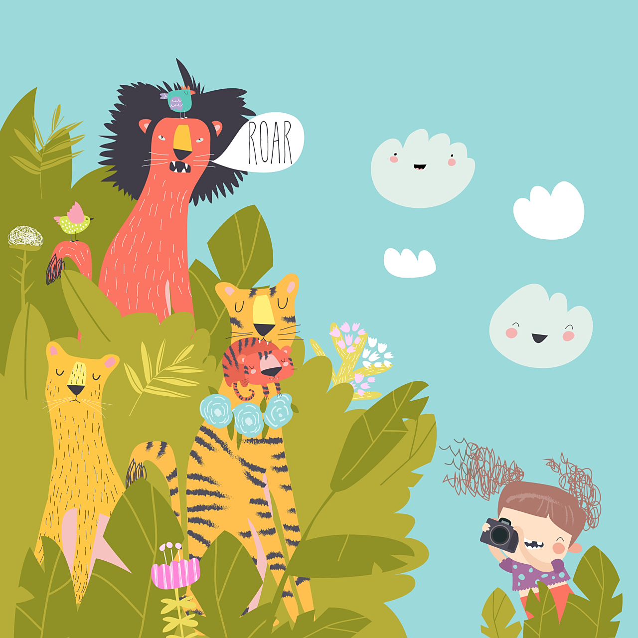 幼儿睡前伴读故事-《小动物的合作,学会互相帮助》  从前,森林里住着