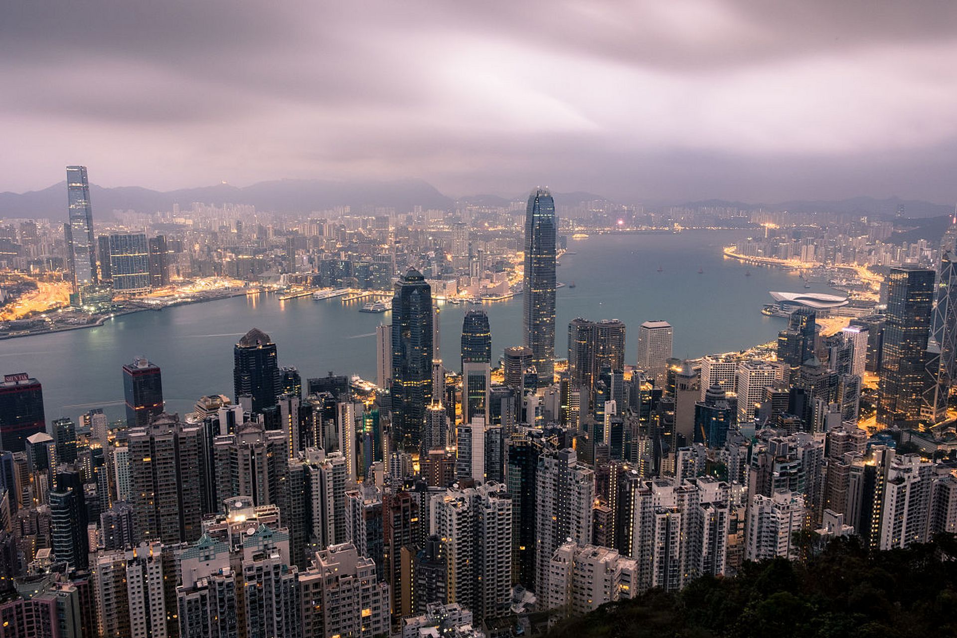 香港景色真实图片