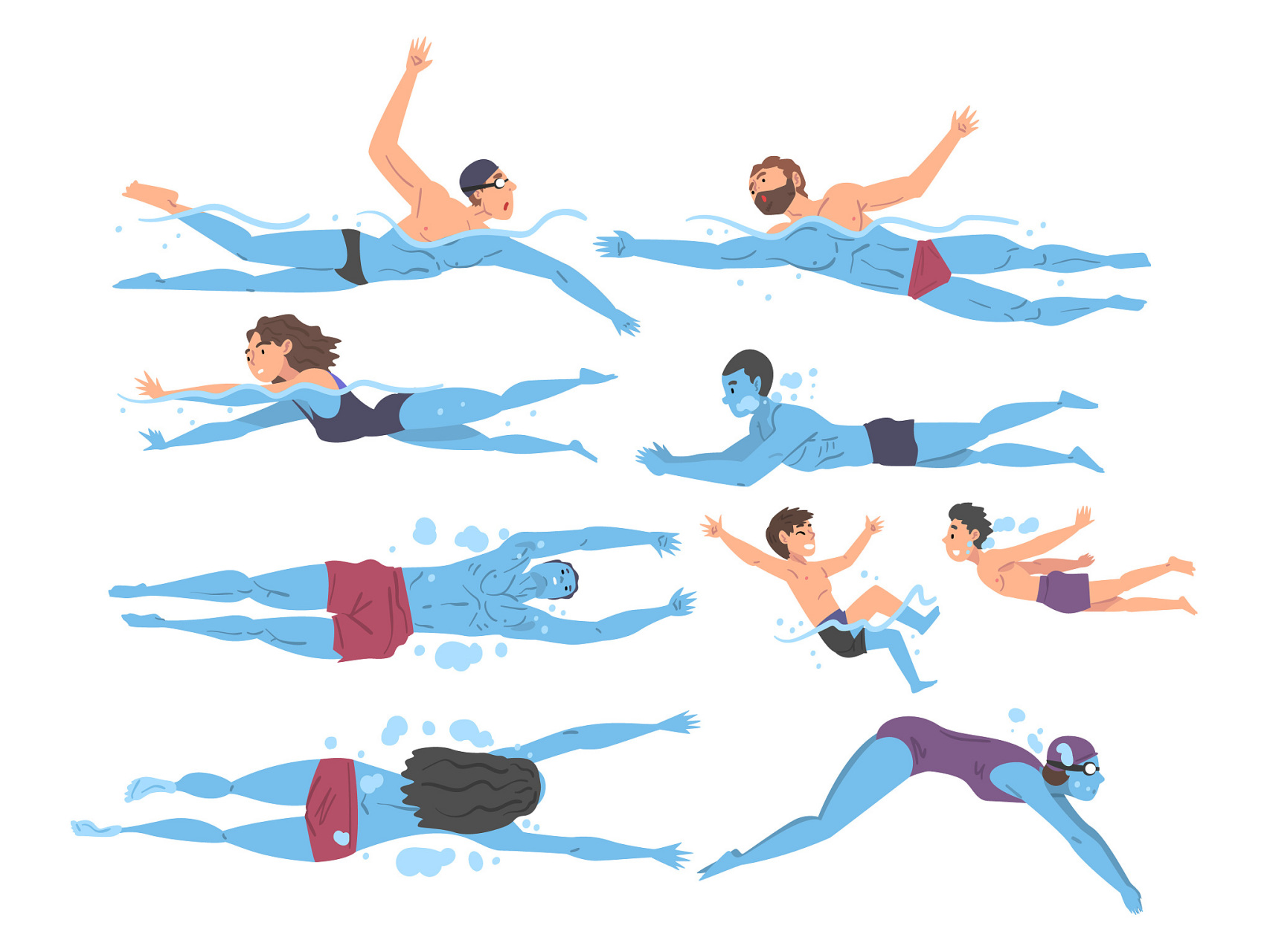 我们说句实话,游泳这个项目,到底有什么必要搞出四种泳姿来比快慢?