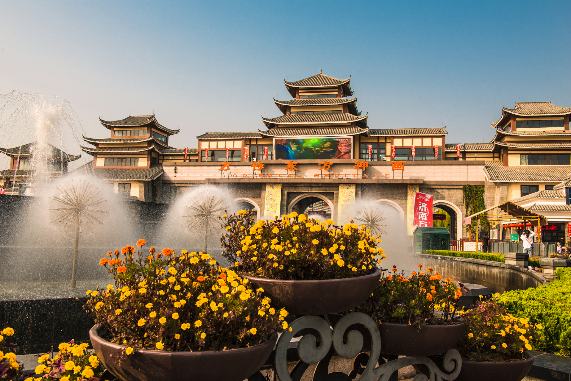 田州古城座落在广西百色市田阳区百东河北岸.