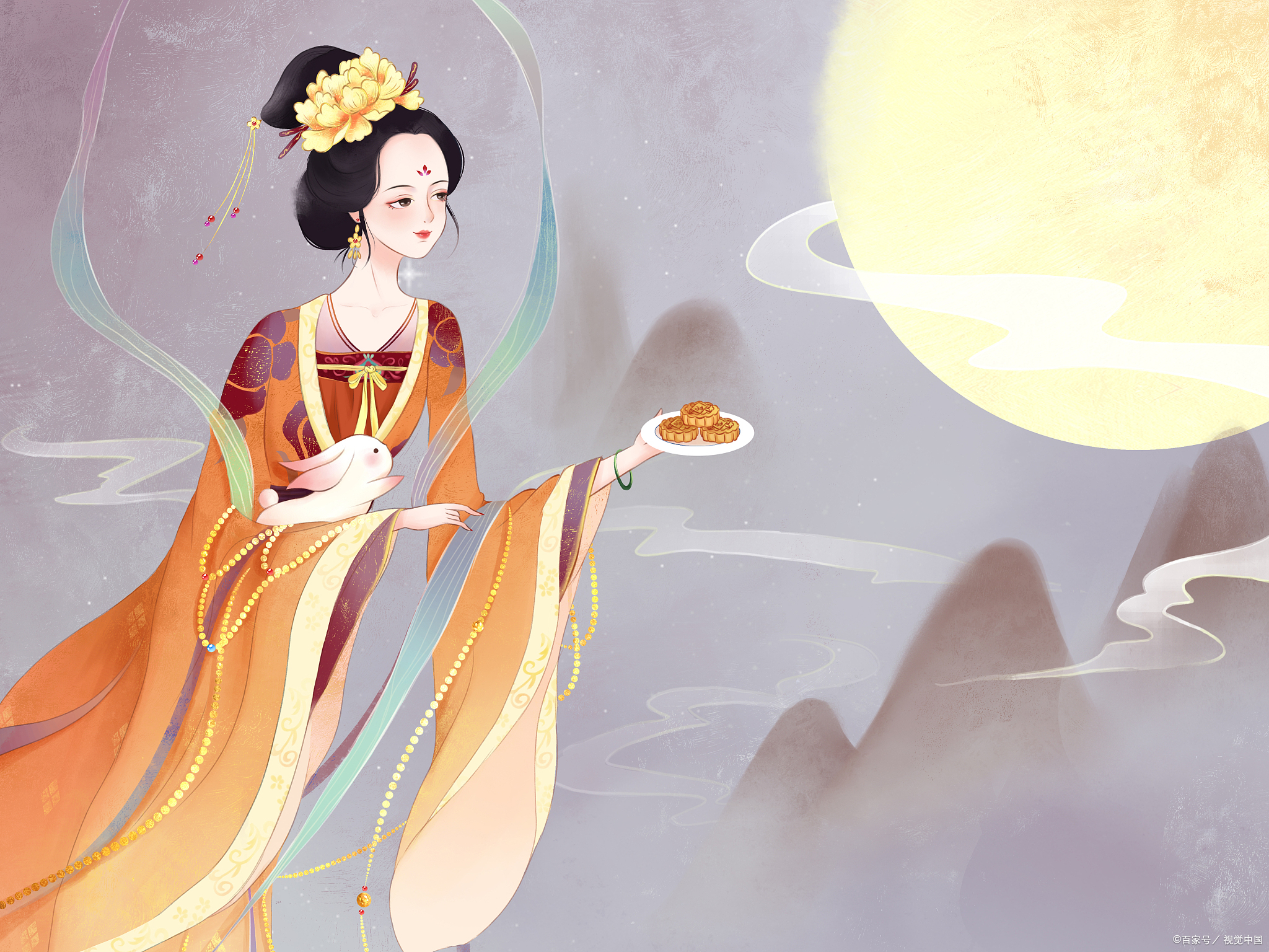 神话传说之一嫦娥图片嫦娥仙子嫦娥古风嫦娥嫦娥漫画动漫嫦娥嫦娥图片