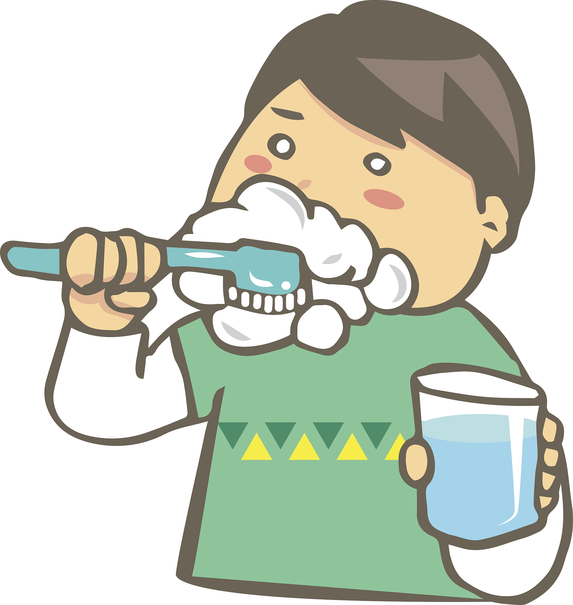 饭后用温水漱口1分钟,相当于给牙齿穿防护衣