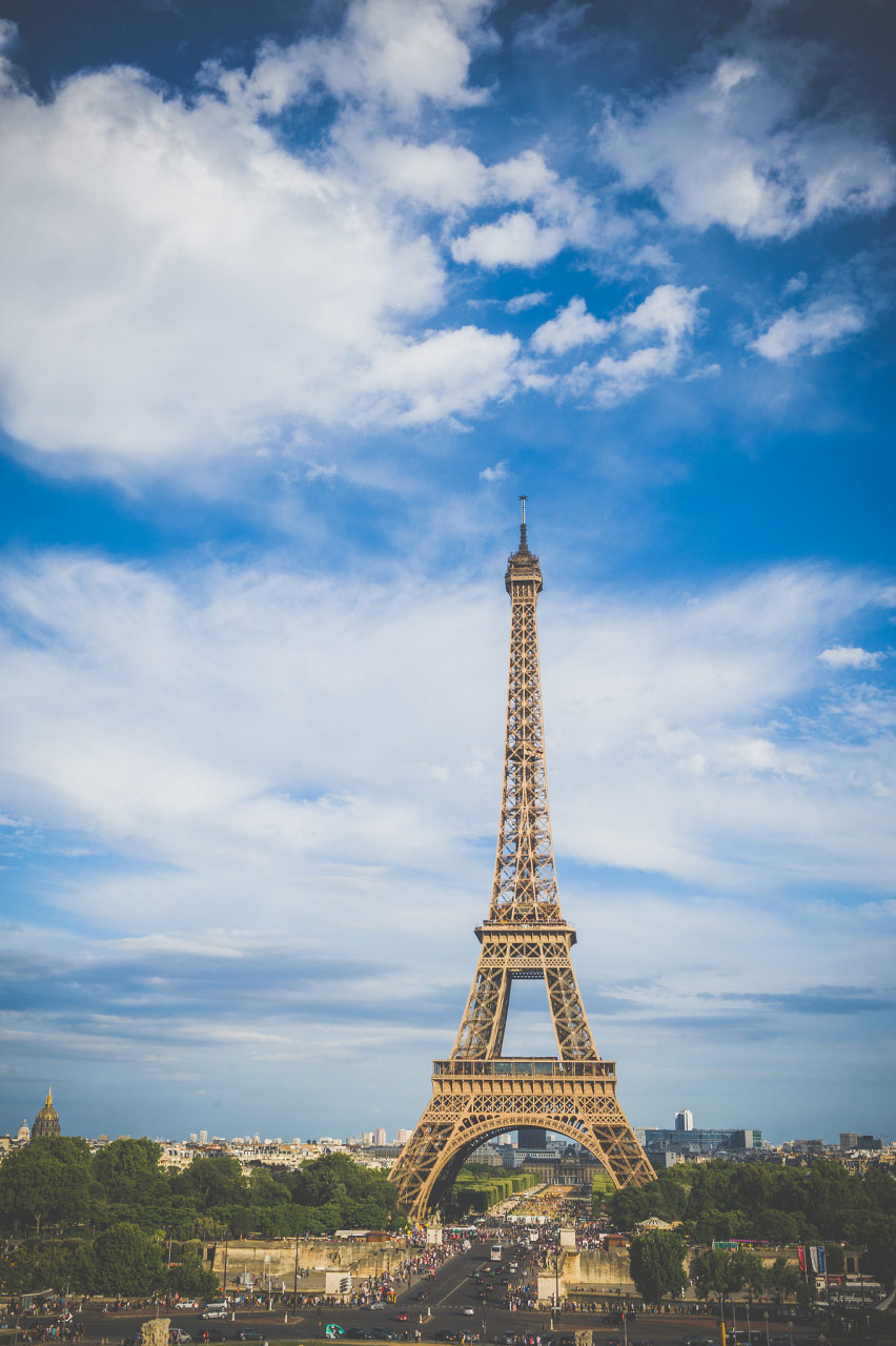 埃菲爾鐵塔(法語:la tour eiffel;英語:eiffel tower)矗立在法國巴黎