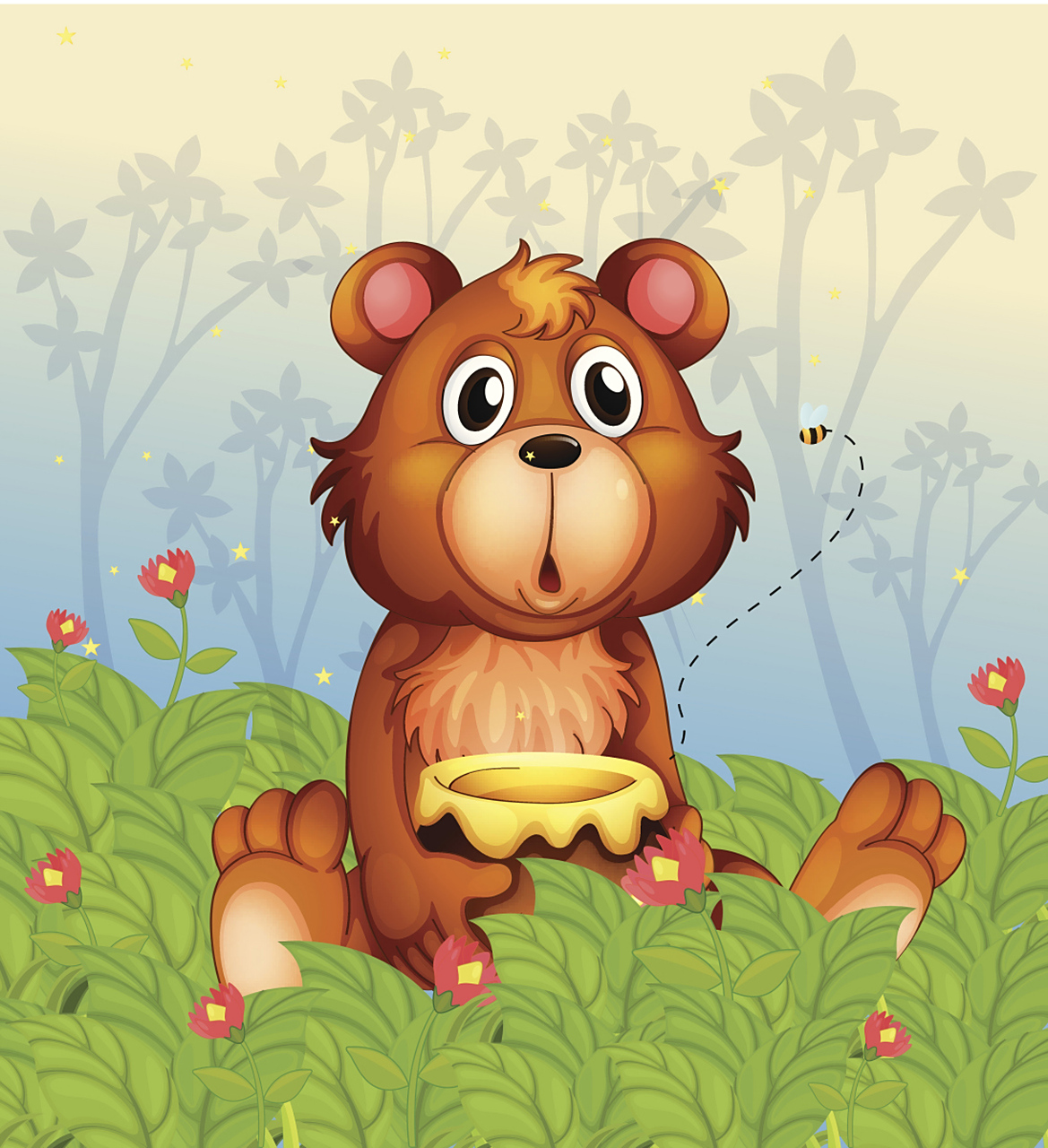 大家都夸哇克是个能干的小田鼠呢!    一幅是柳叶做成的.