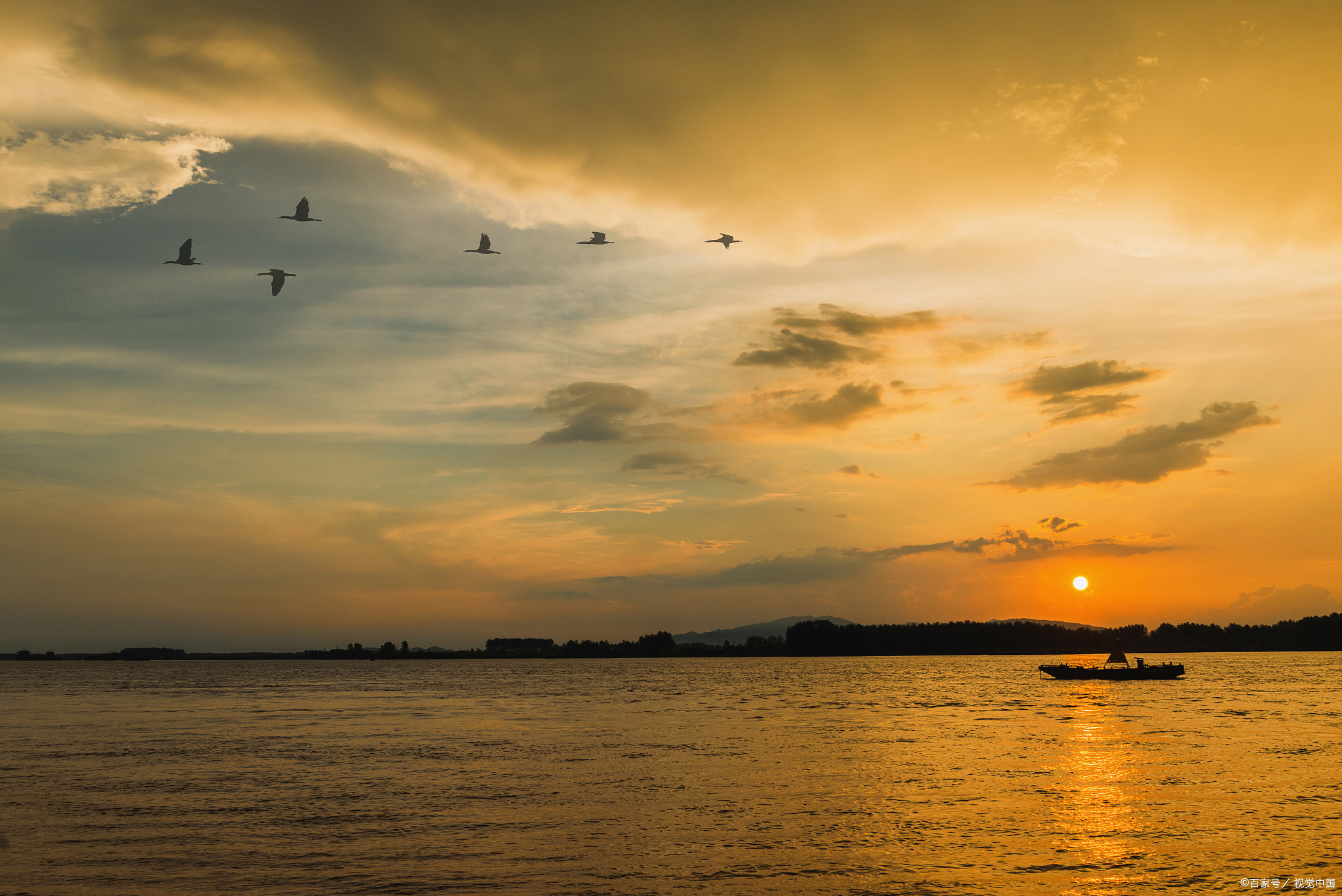 ai妙生图水墨百花衬"落霞孤鹜",柔美飘逸书法,墨韵间似有思绪在时光里