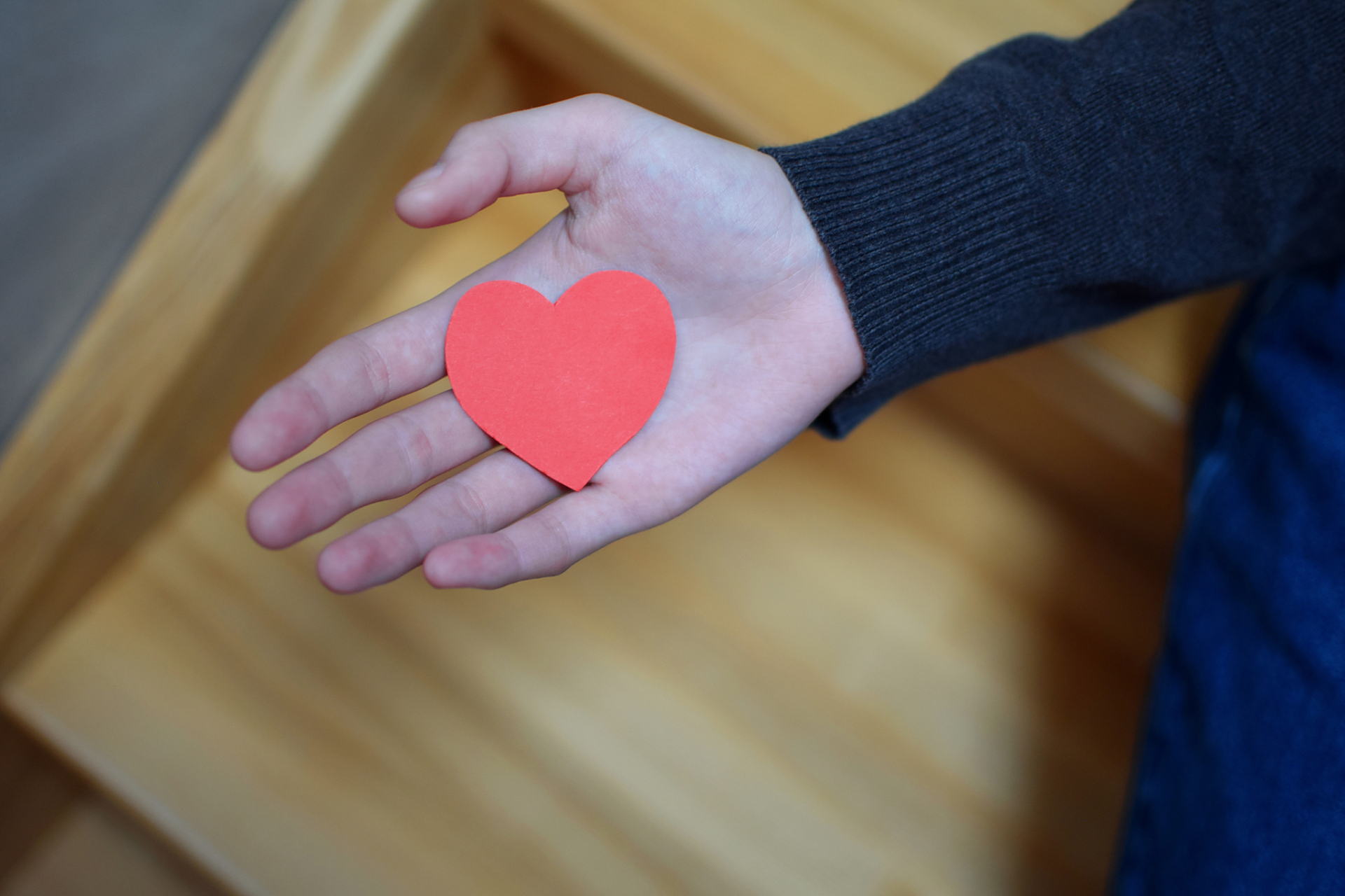 我给老师比个心#