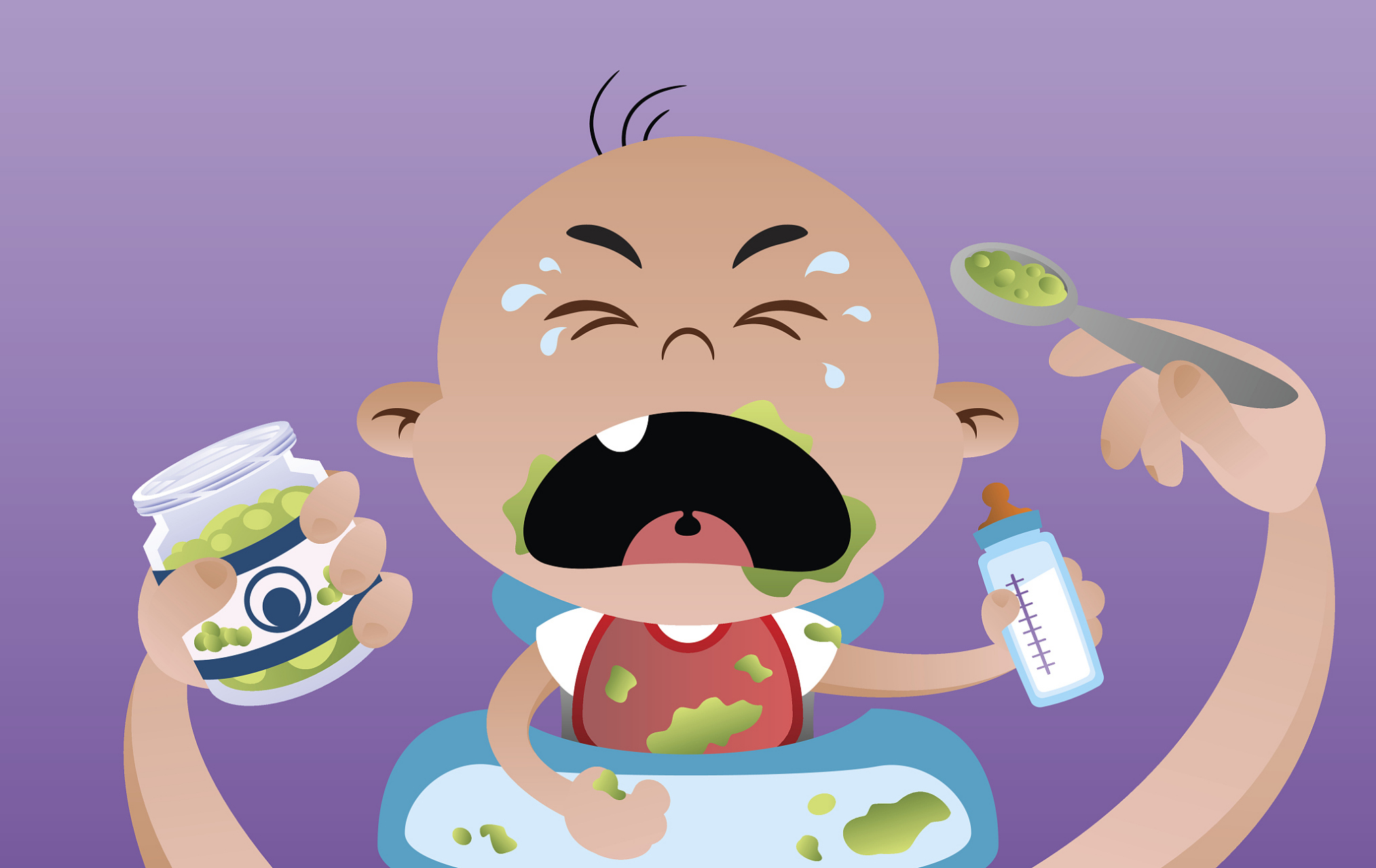 家长往往出于对孩子的爱,过度喂养或给予过于油腻的