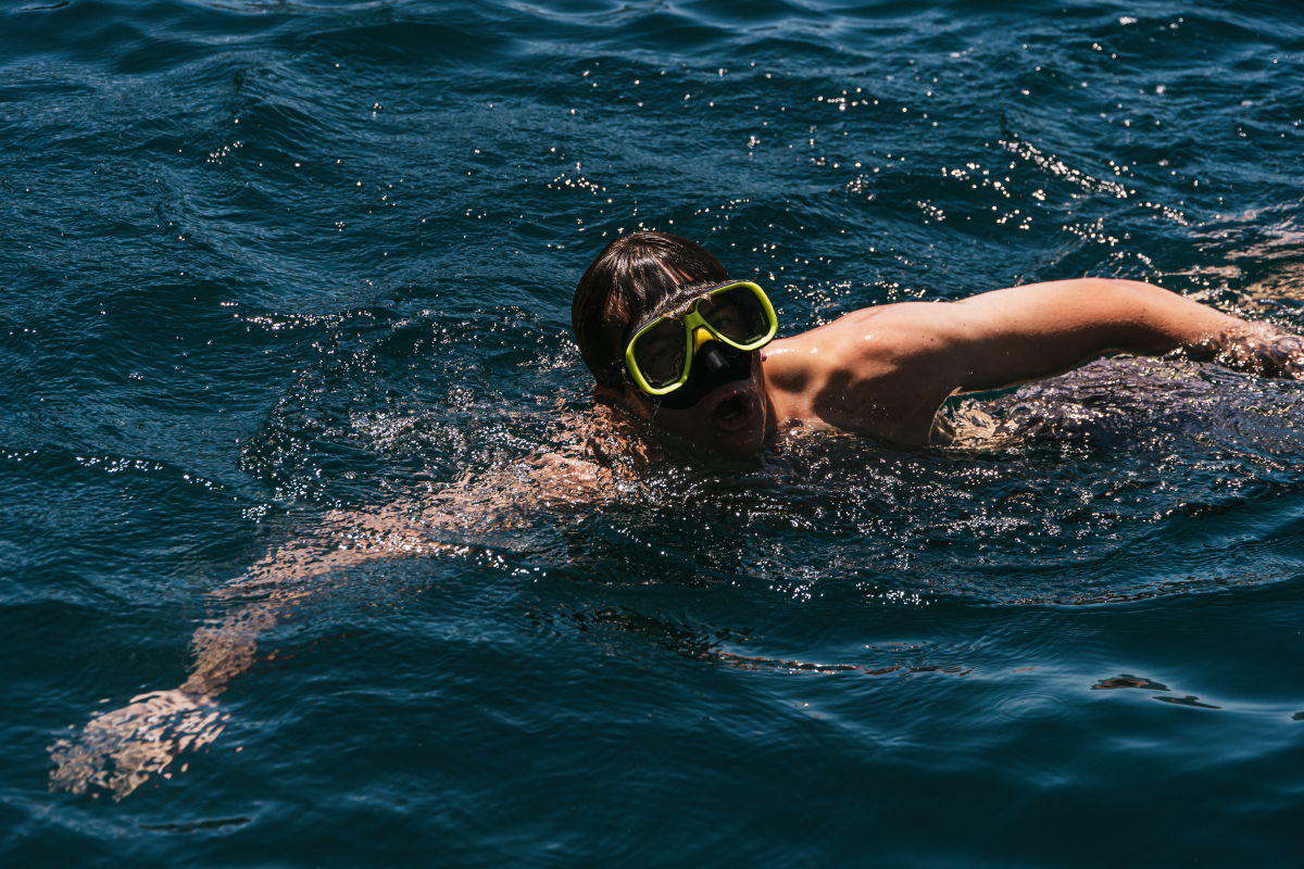 **全身锻炼**:游泳可以锻炼到全身的肌肉,包括游泳的照片游泳图片