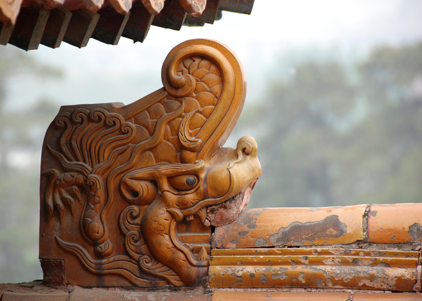 这些骑脊兽,仙人骑鸡,龙吻等神秘又美丽的名字,不仅装饰了传统建筑,还