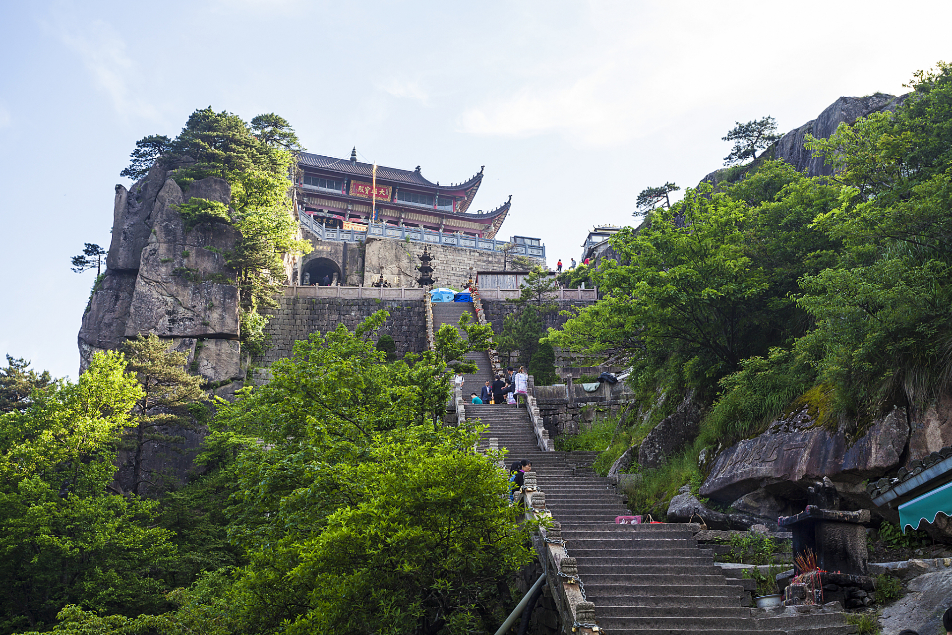 安徽池州九华山风景区图片