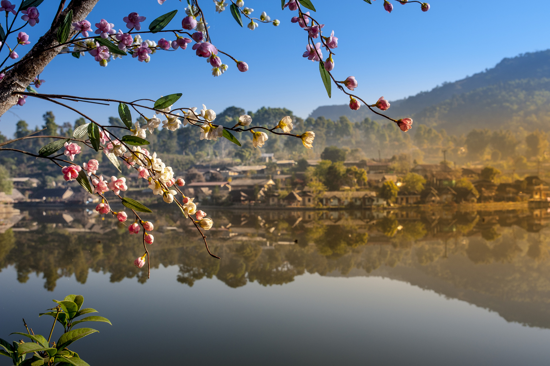 桂林素有"山水甲天下"的美誉,其中桃花江更是桂林风景的一大亮点.
