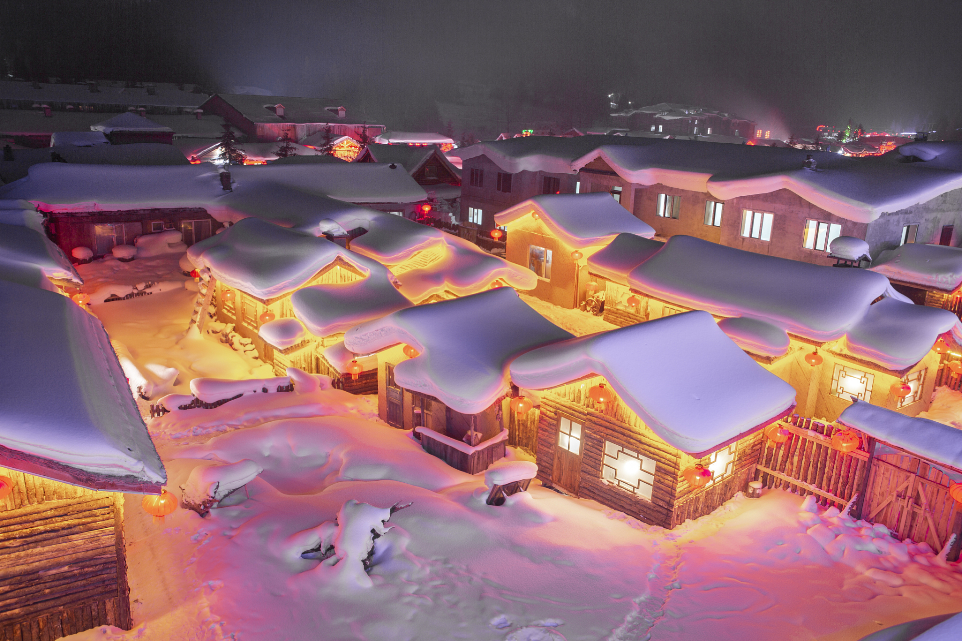 大兴安岭狗熊岭雪乡# 来狗熊岭感受童话般的冬天吧!得住!