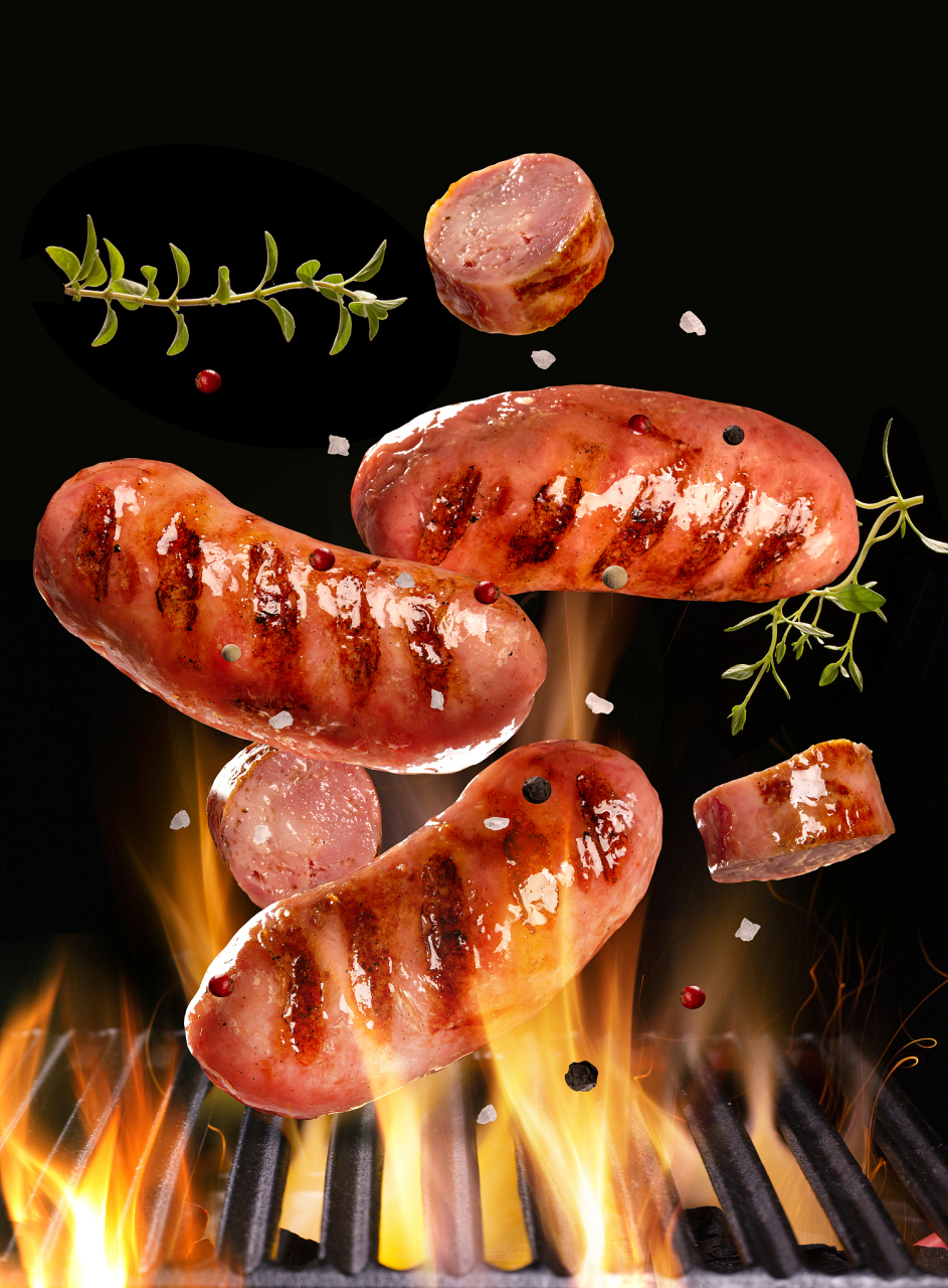 火山石烤肠是一种美食,它的独特之处在于它是在火山石上烤制而成的.