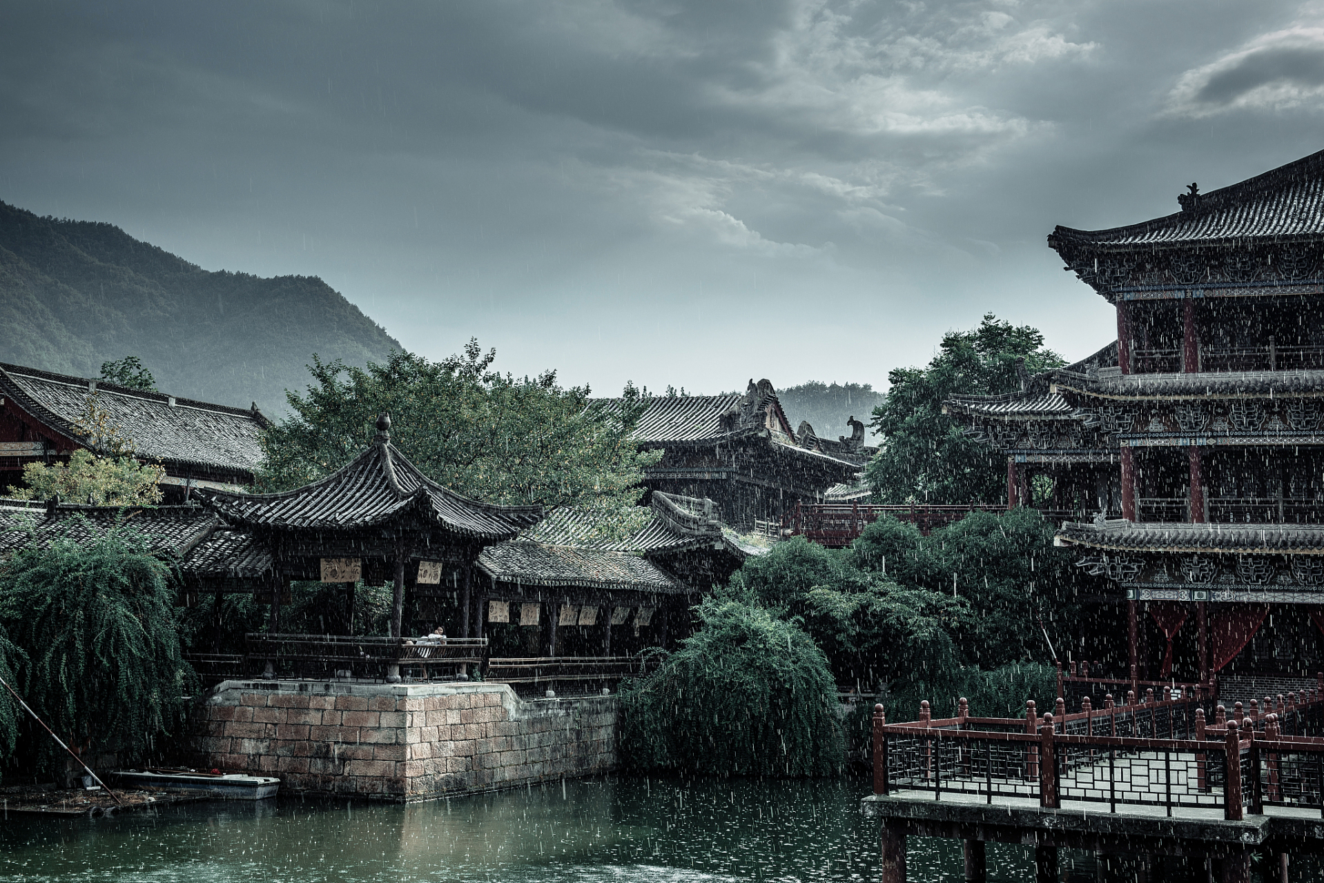 热点引擎计划# 眉山柳江古镇位于四川省眉山市东部的柳江河畔,是一个