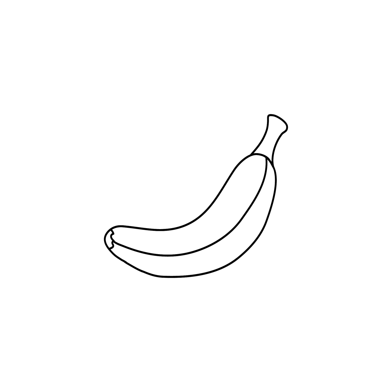 画香蕉的步骤如下:  1.