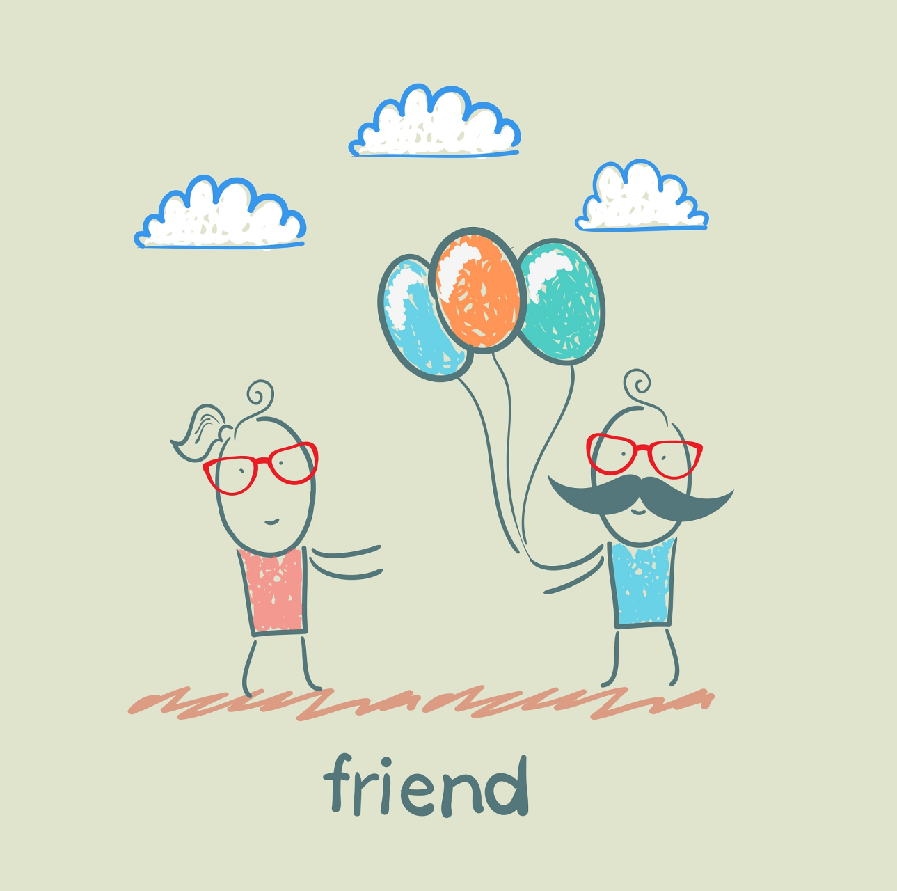 友谊的力量,能让人度过难关,也能带来无尽的快乐.