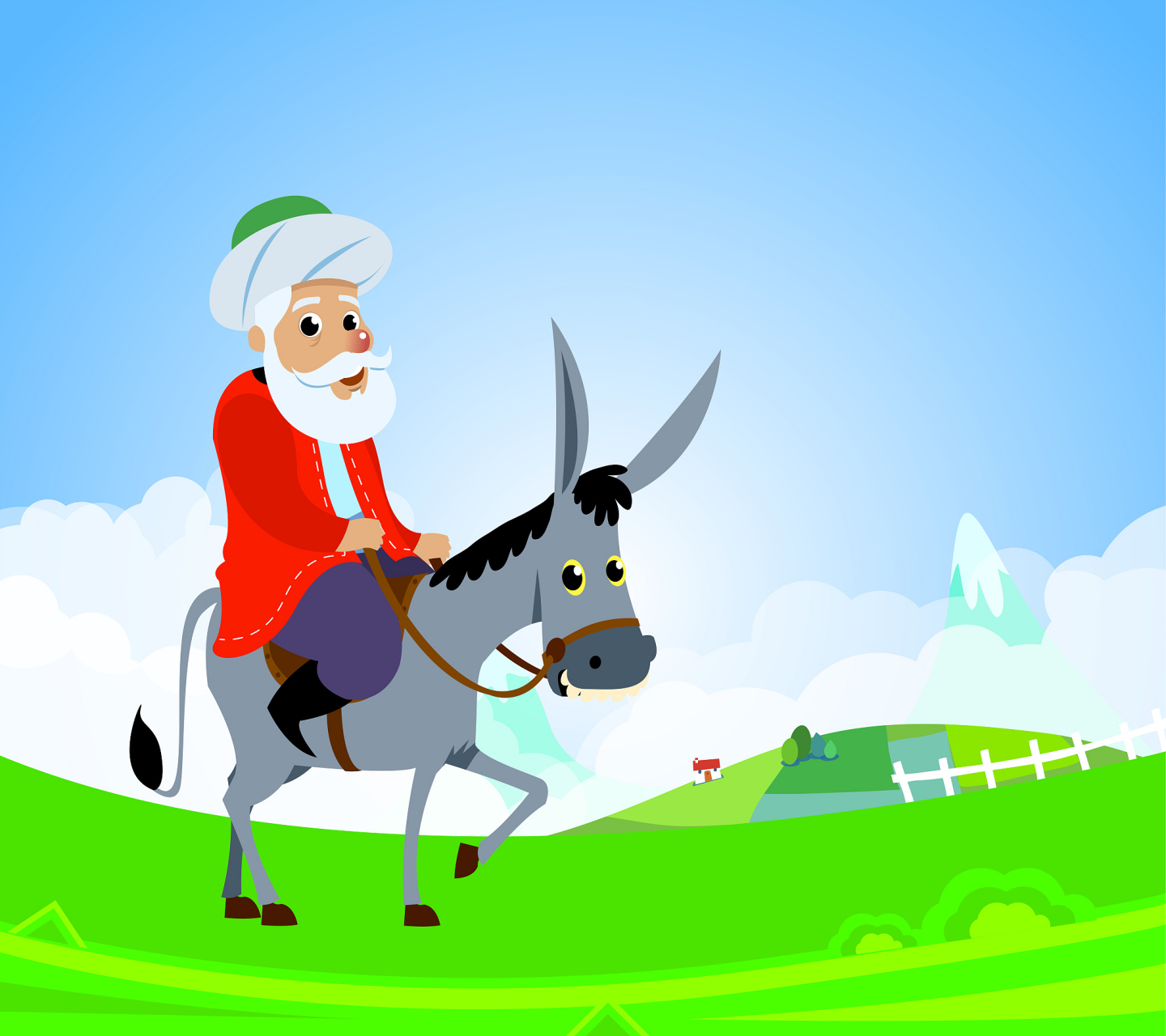 小毛驴的"骑"与"不骑"  从前,有一个老头儿,家里养了一头小毛驴.