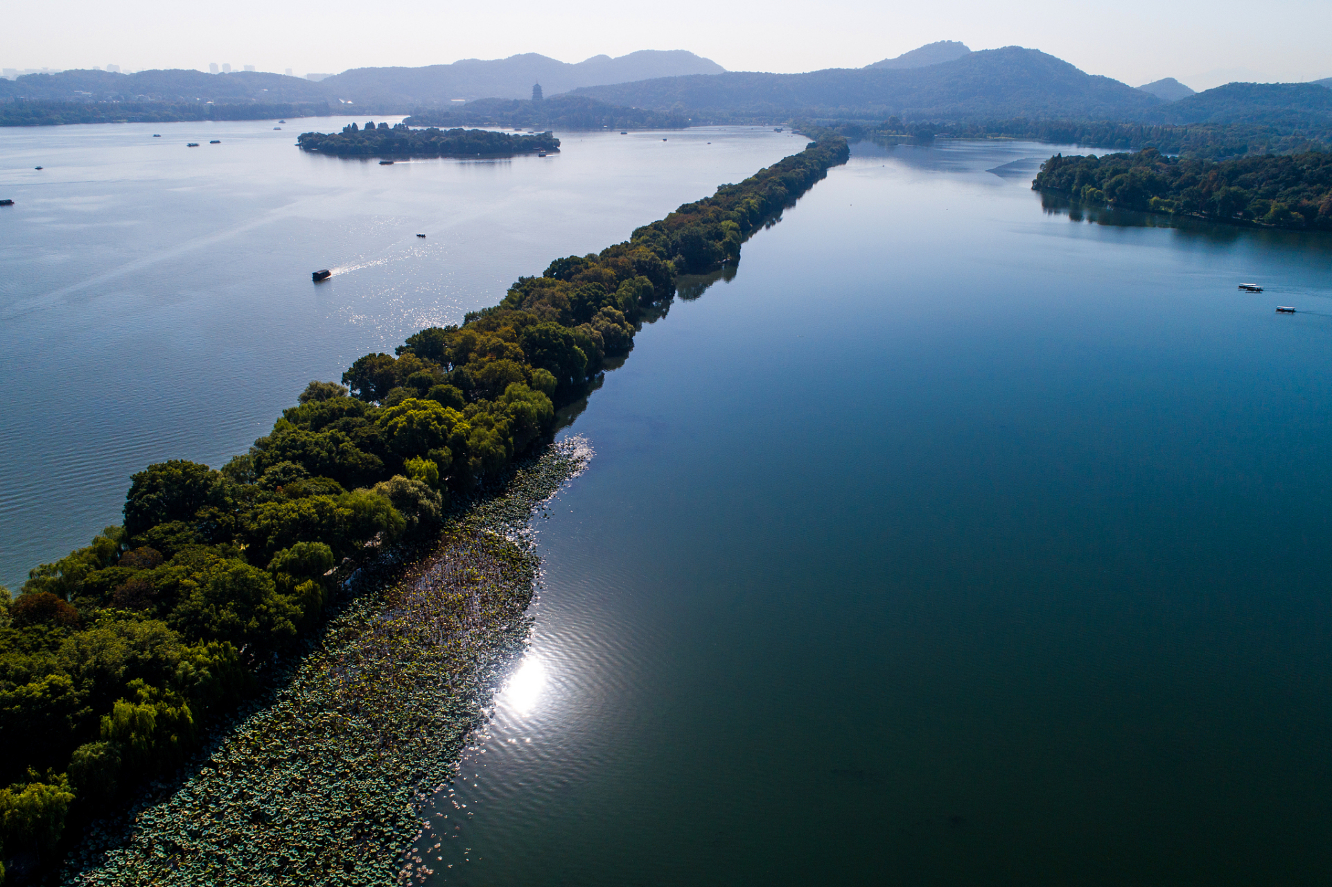 翠堤水岸图片