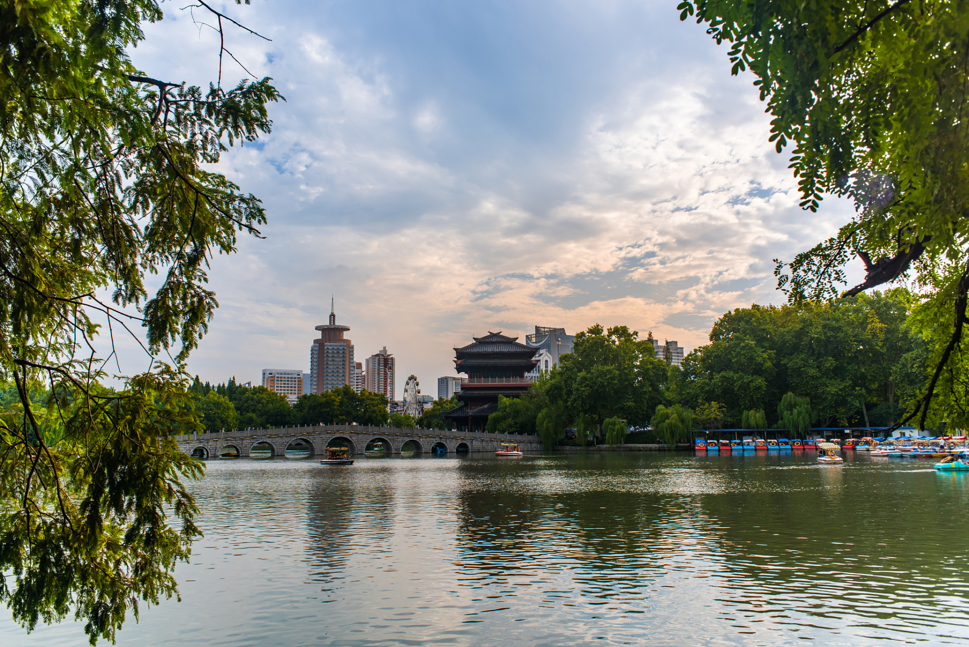 濠河风景名胜区图片图片