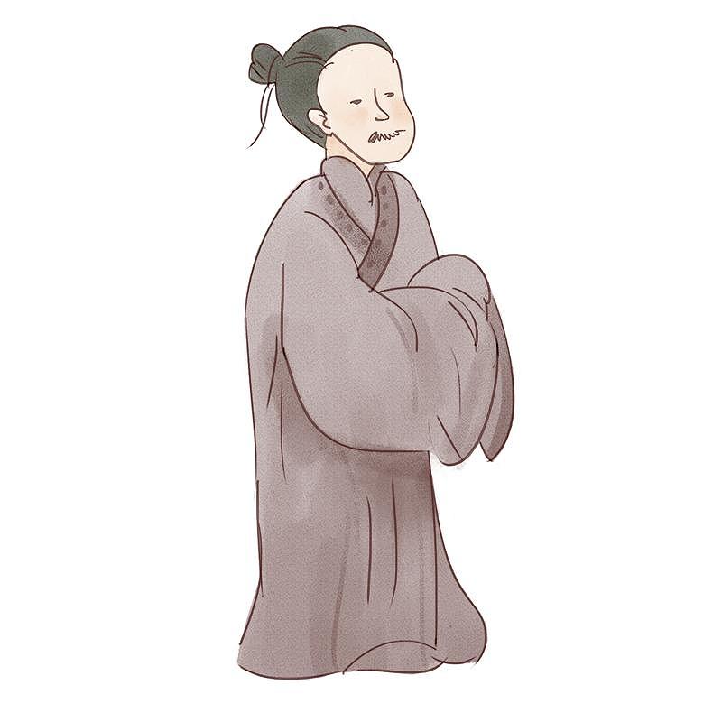 他为人忠厚老实,颇有涵养,平时只要有时间,就写诗作画