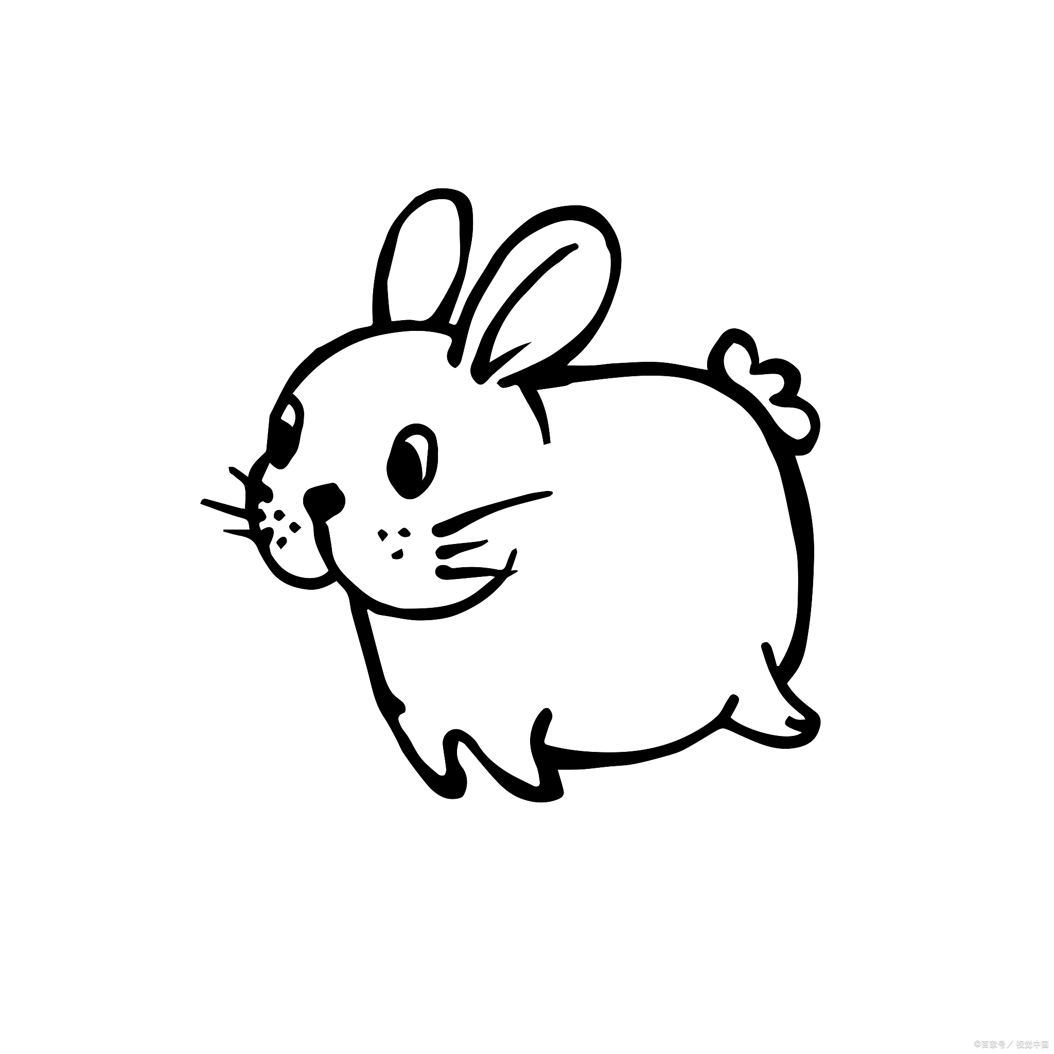 小兔子简笔画怎么画?