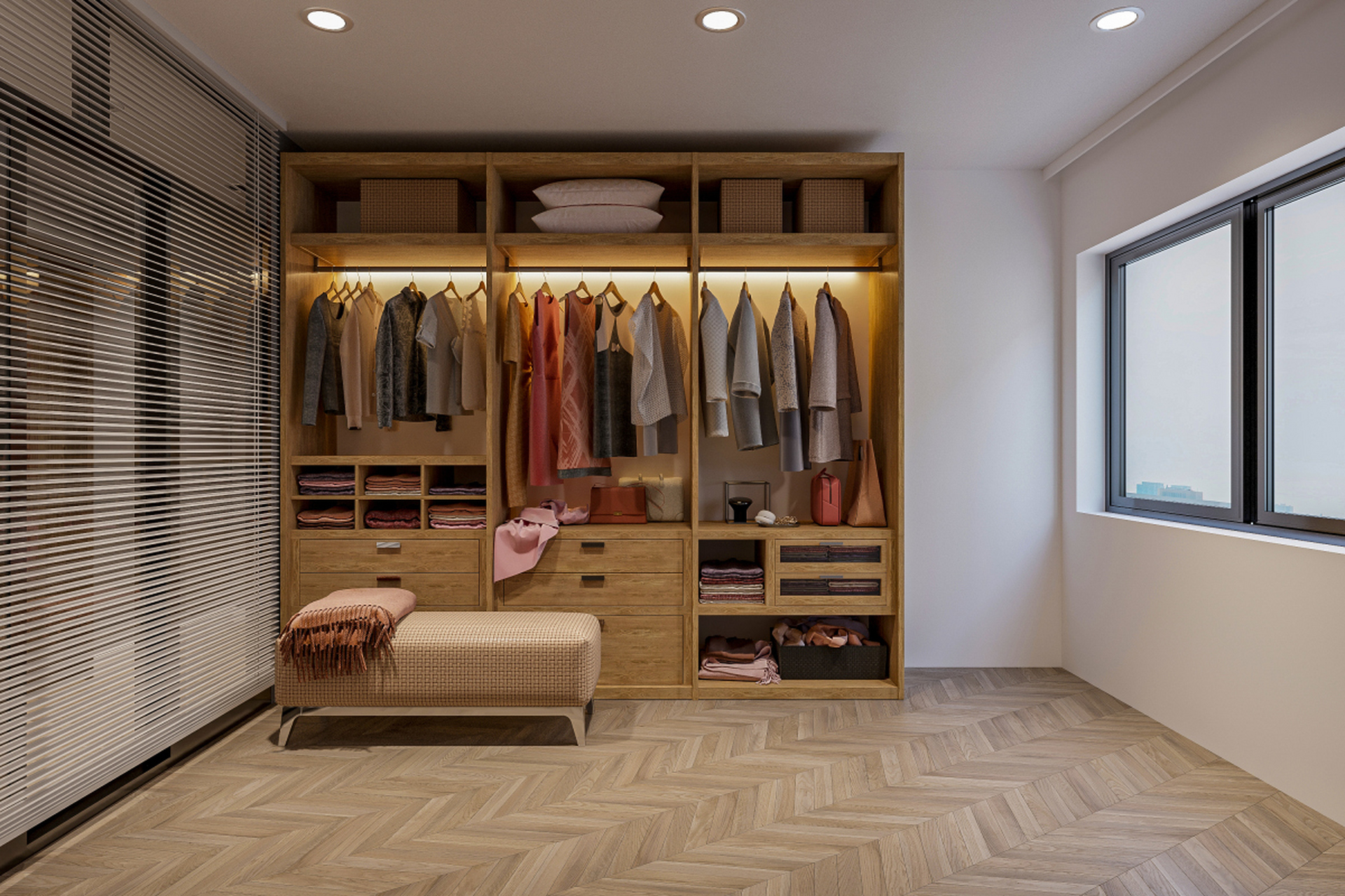 原来衣柜还能这样设计,难怪可以多放100件衣服:一场家居收纳的革命 在