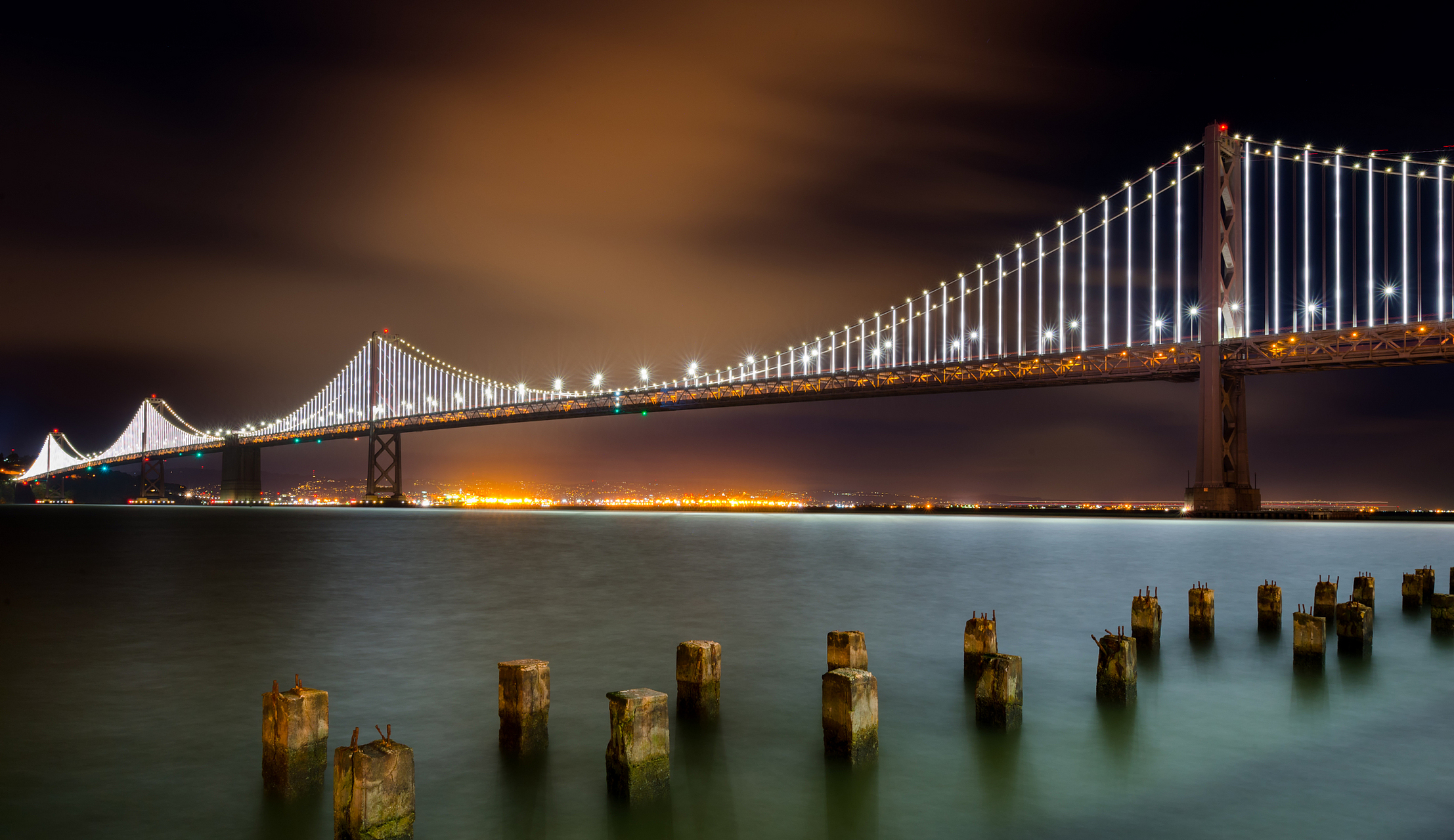 海沧大桥97绝美夜景,大学生朝圣地!