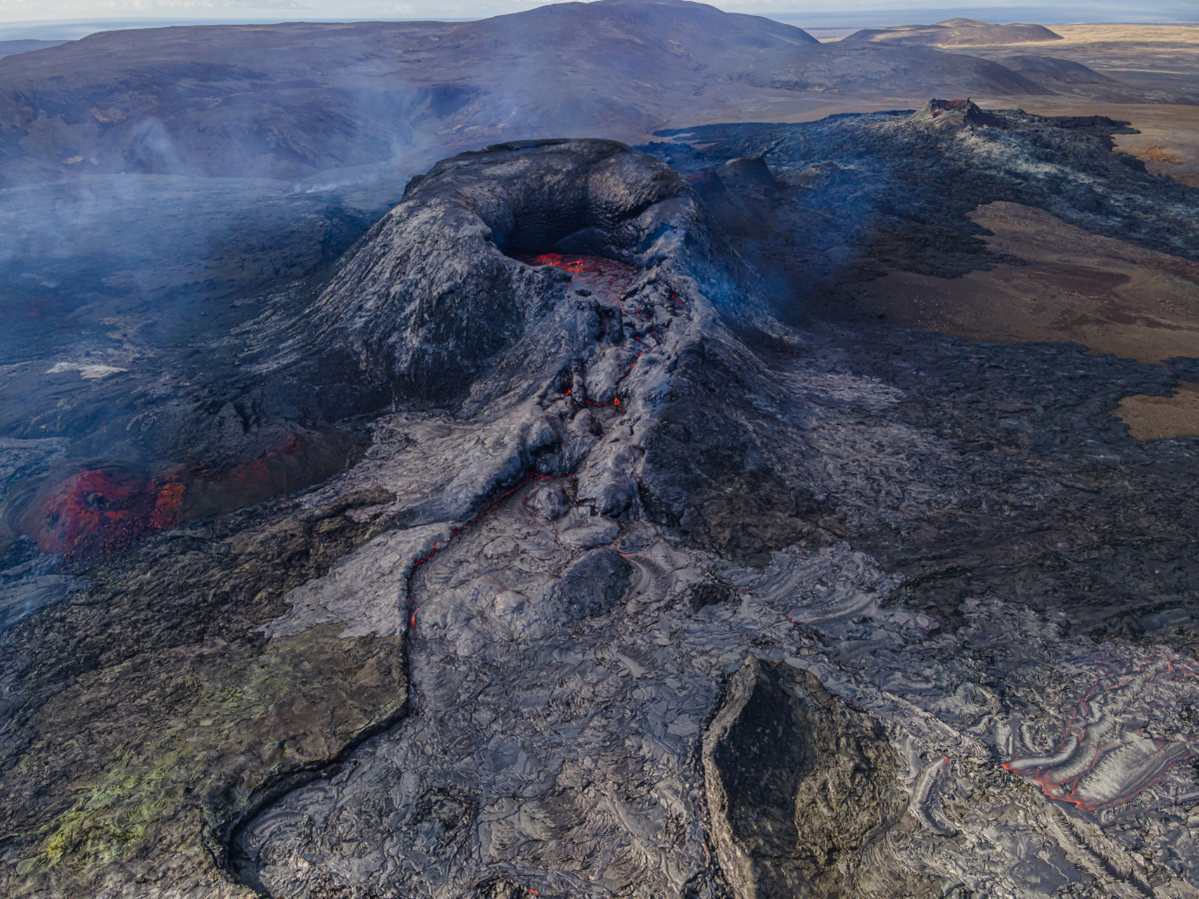 黄石火山位置图片