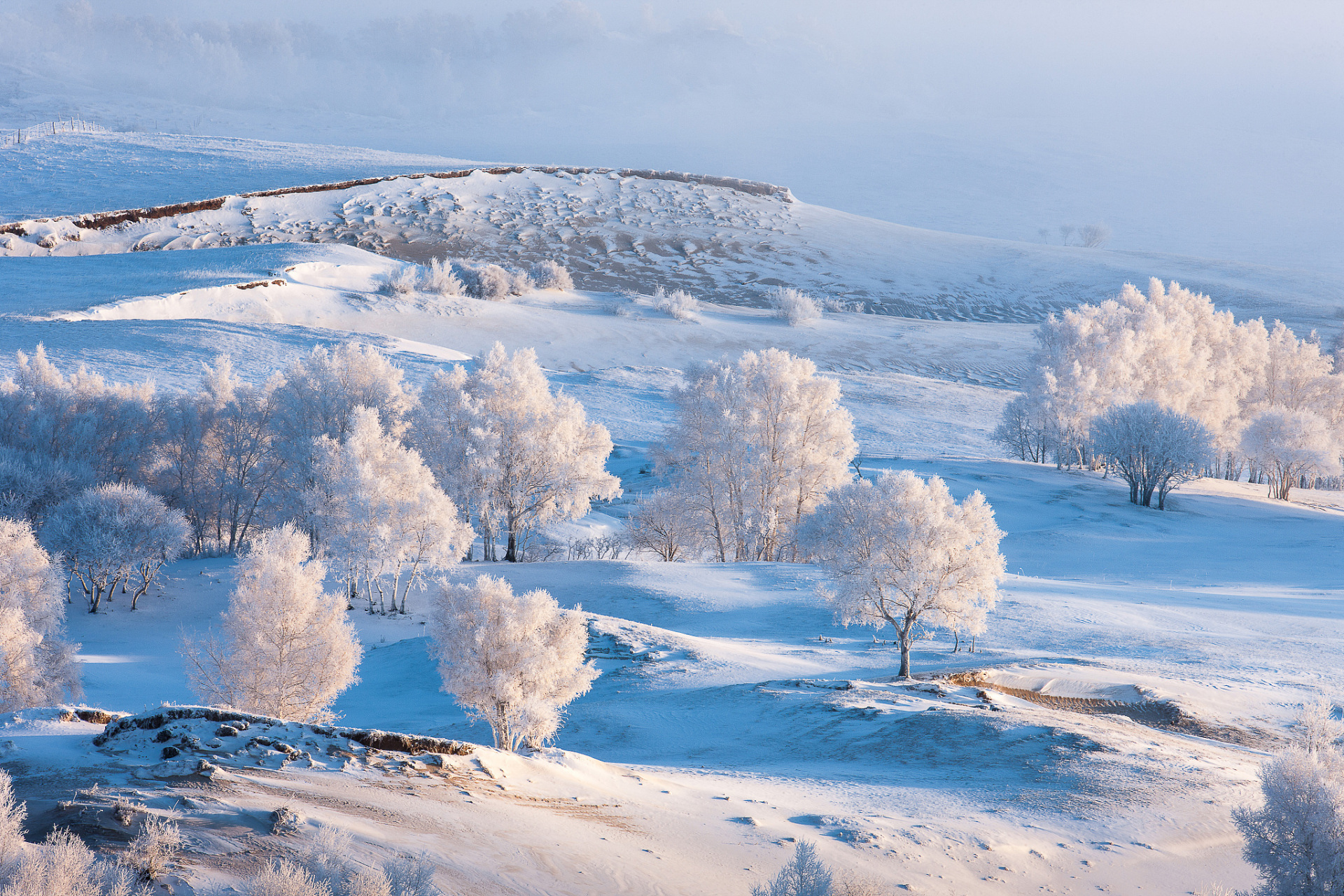 乌鲁木齐唯美雪景图片