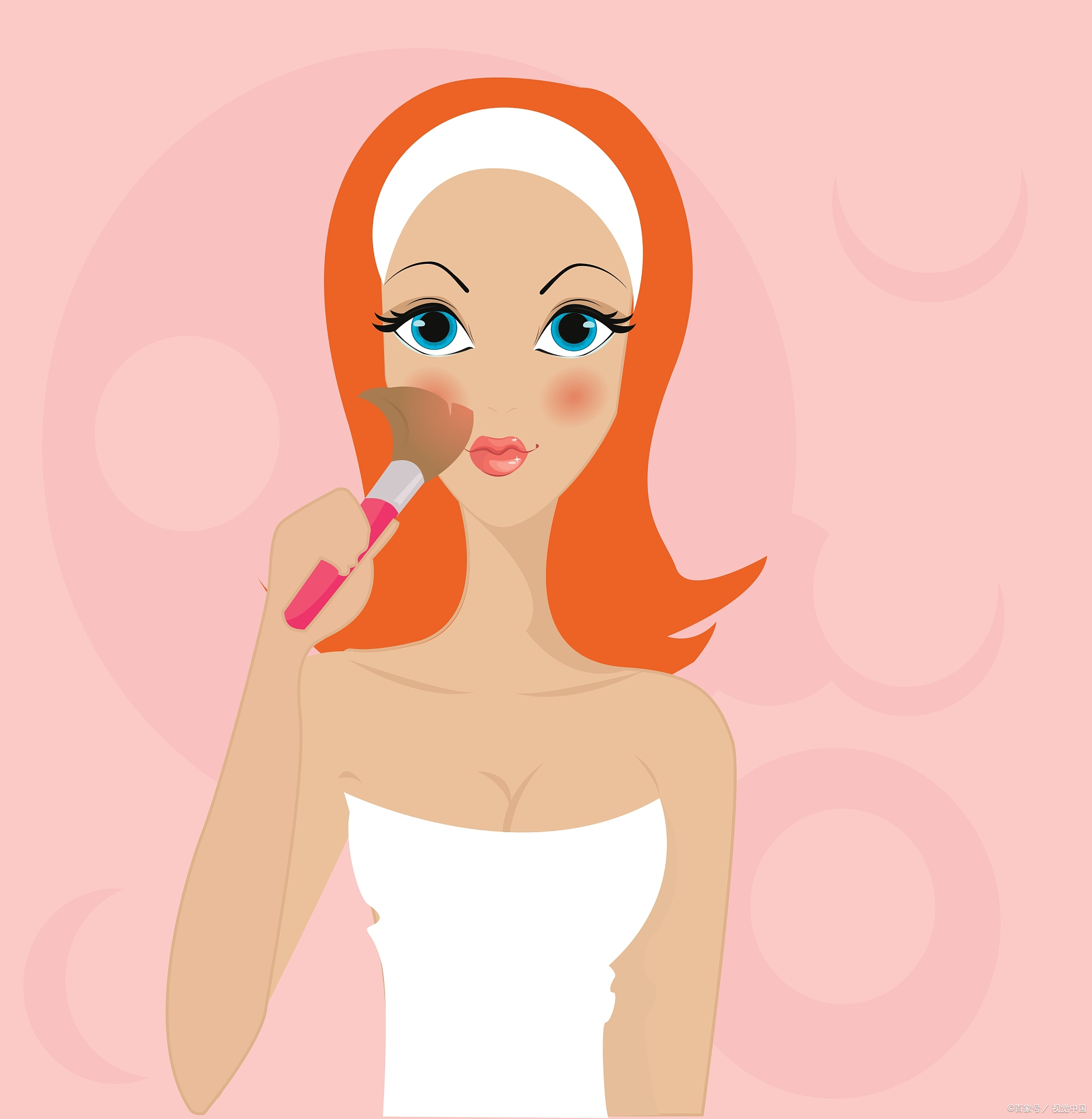 饮食内调,养出好气色 阴美容院头像图片 微信美容师卡通美容图片漫画